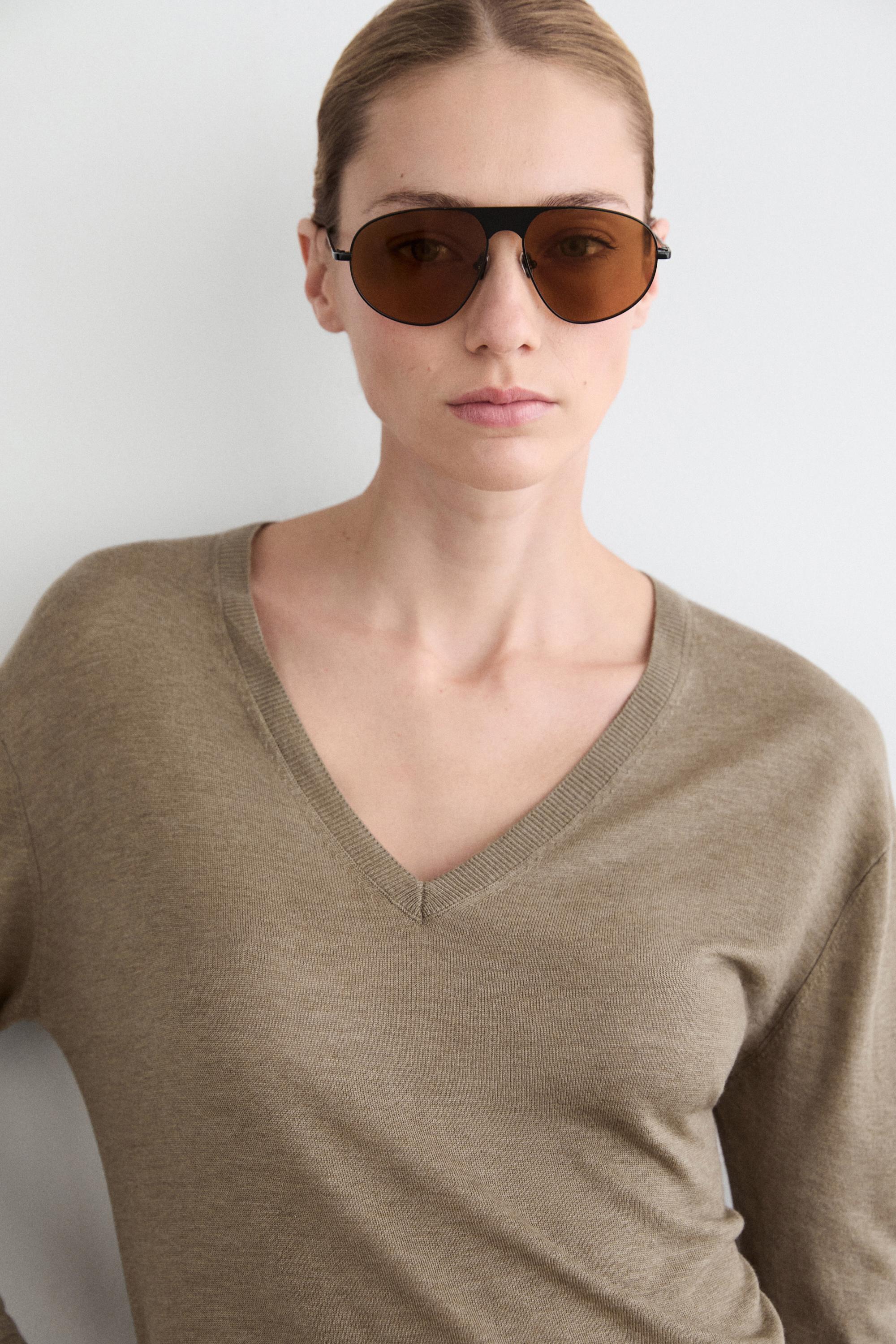 Pull en laine et soie