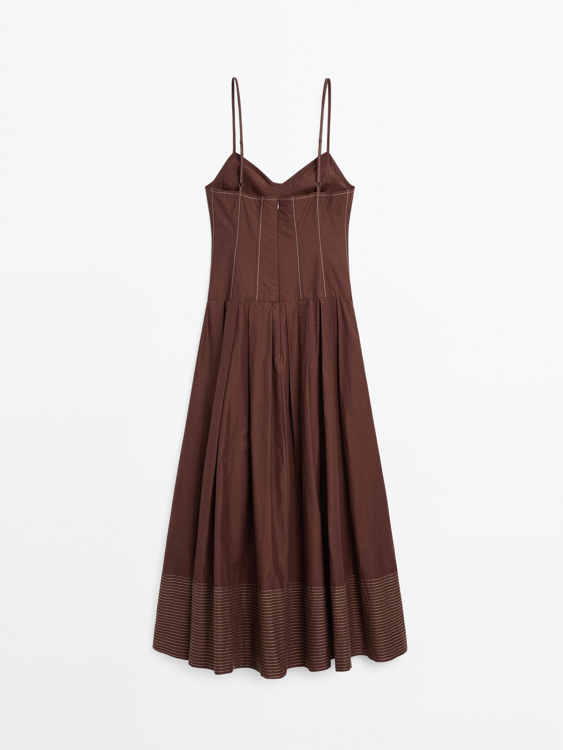 【関税込み】ABITO CORSETTO IMPUNTURE CONTRASTO Not Over Satin Halter Corset Top | Windsor
