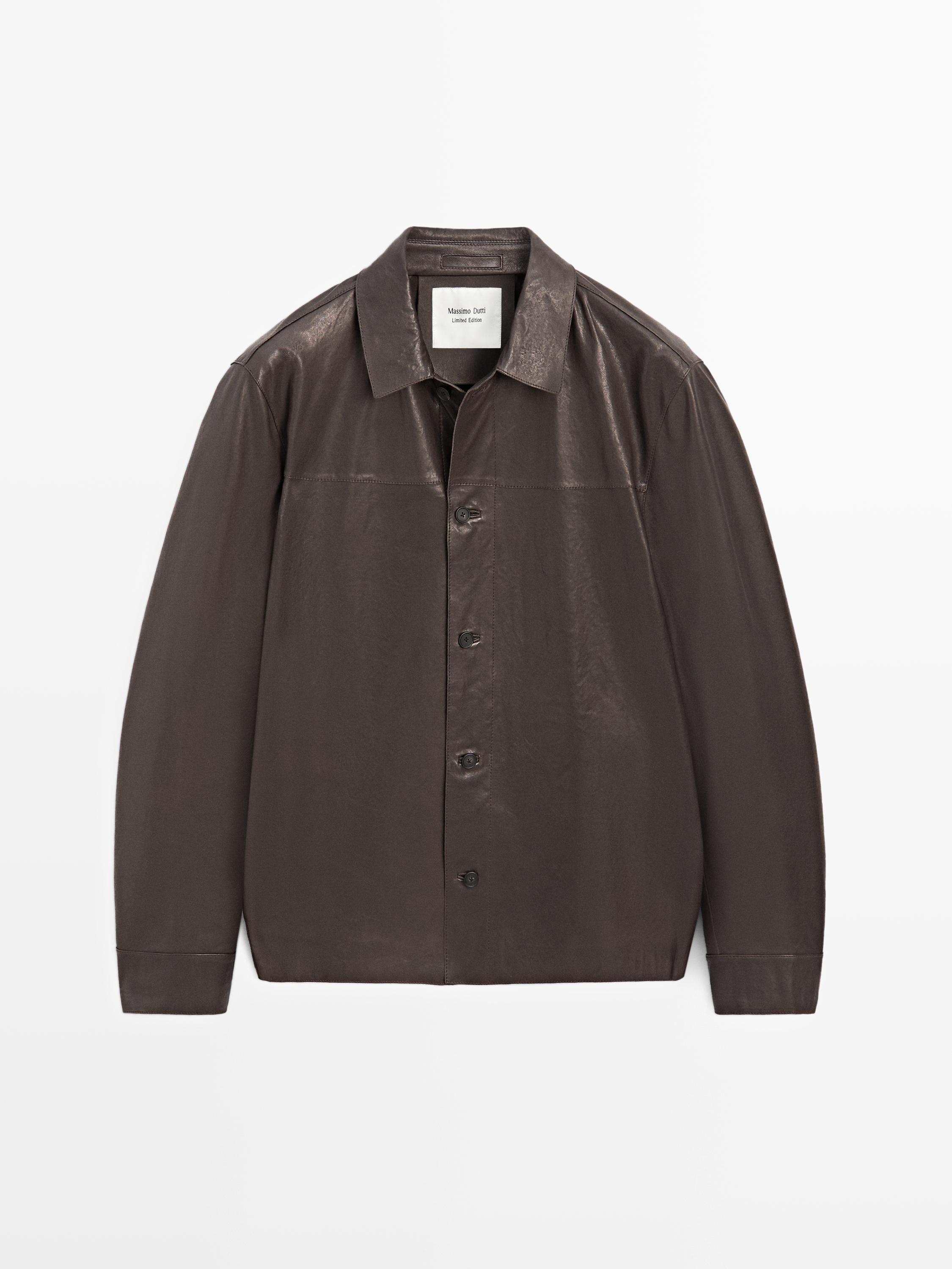 Nappa leather overshirt - LIMITED
