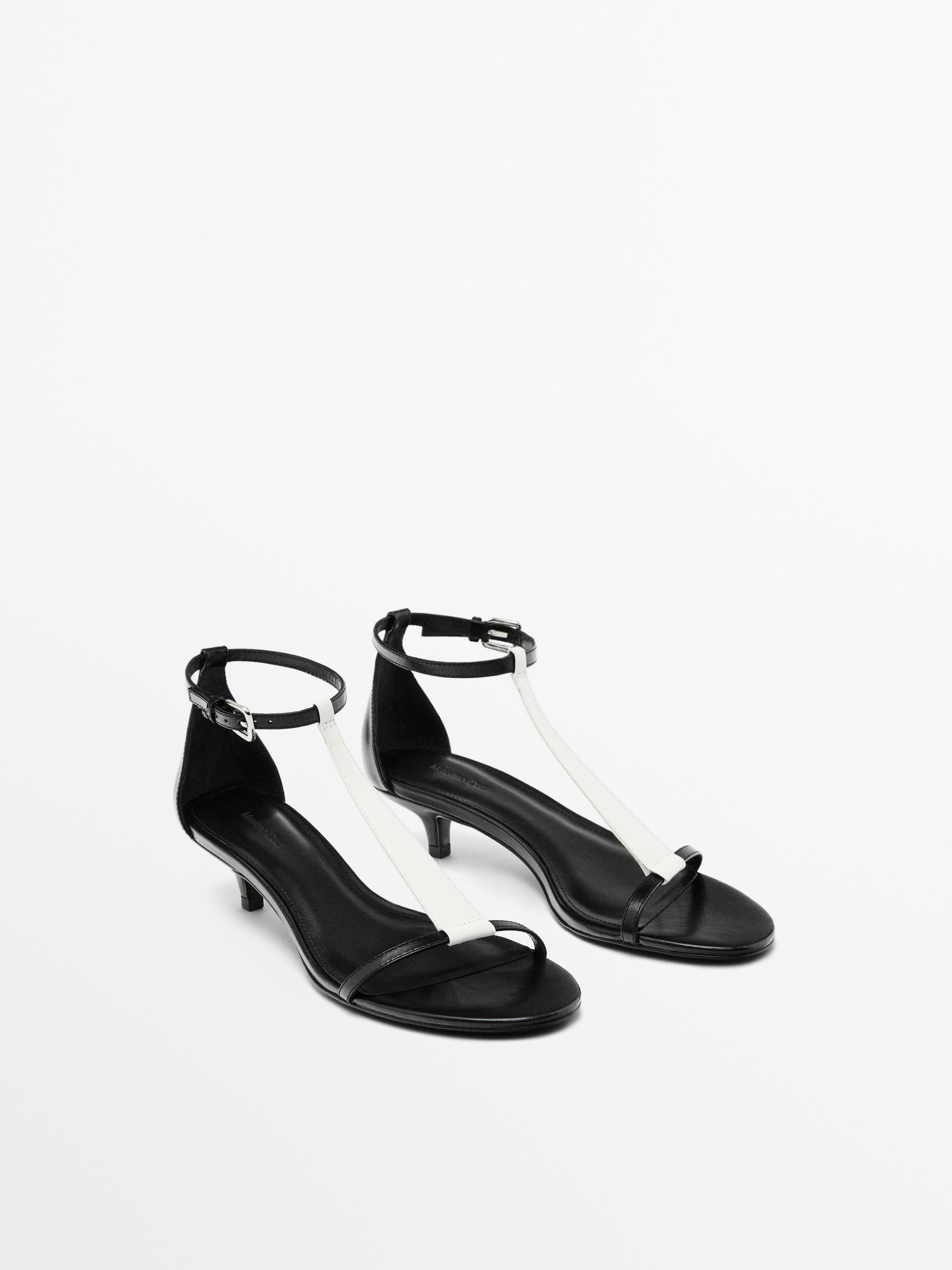 Heeled strappy sandals
