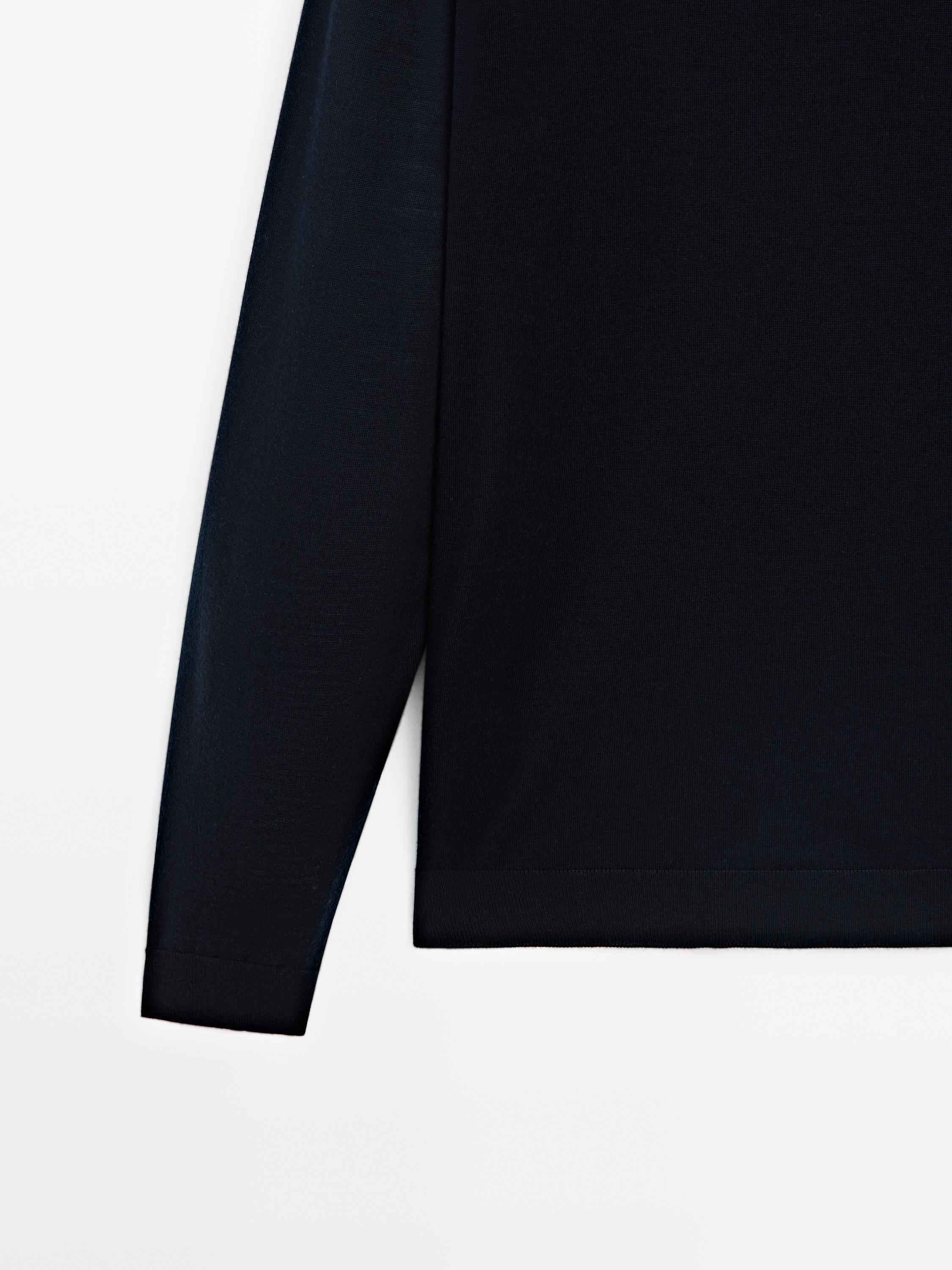 100% merino wool knit sweater