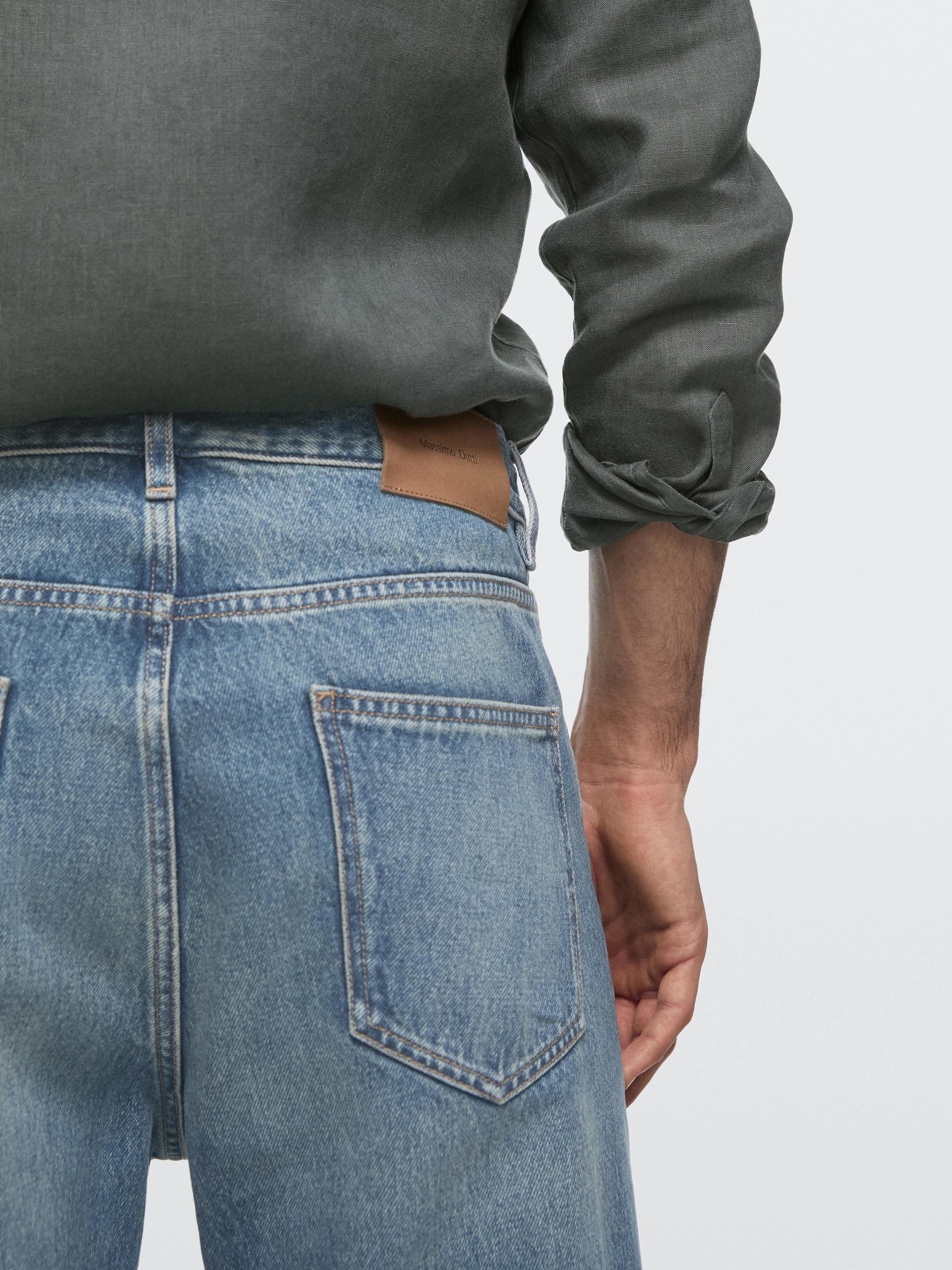 Straight-leg jeans — MEDIUM BLUE