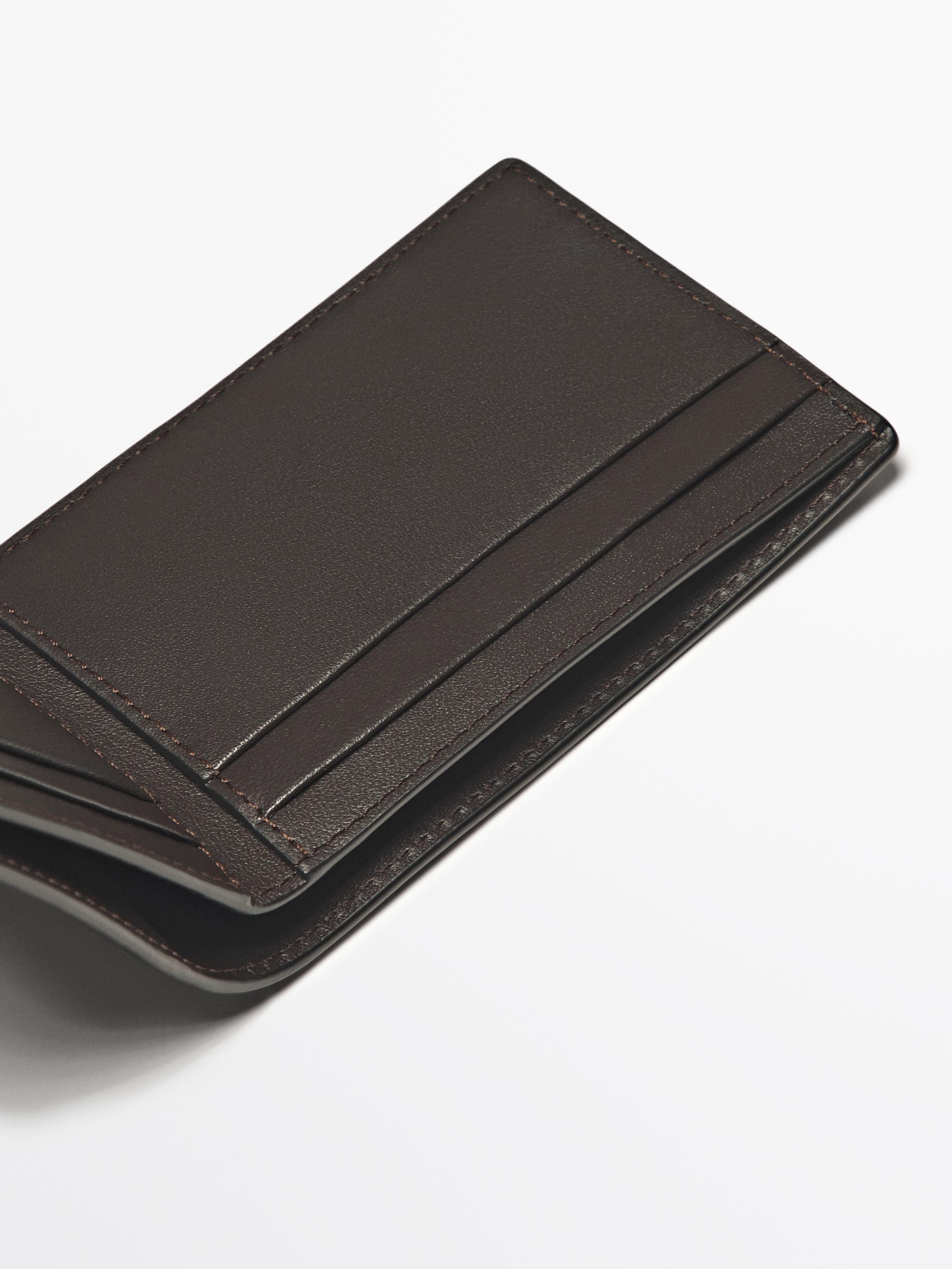 Nappa leather landscape wallet