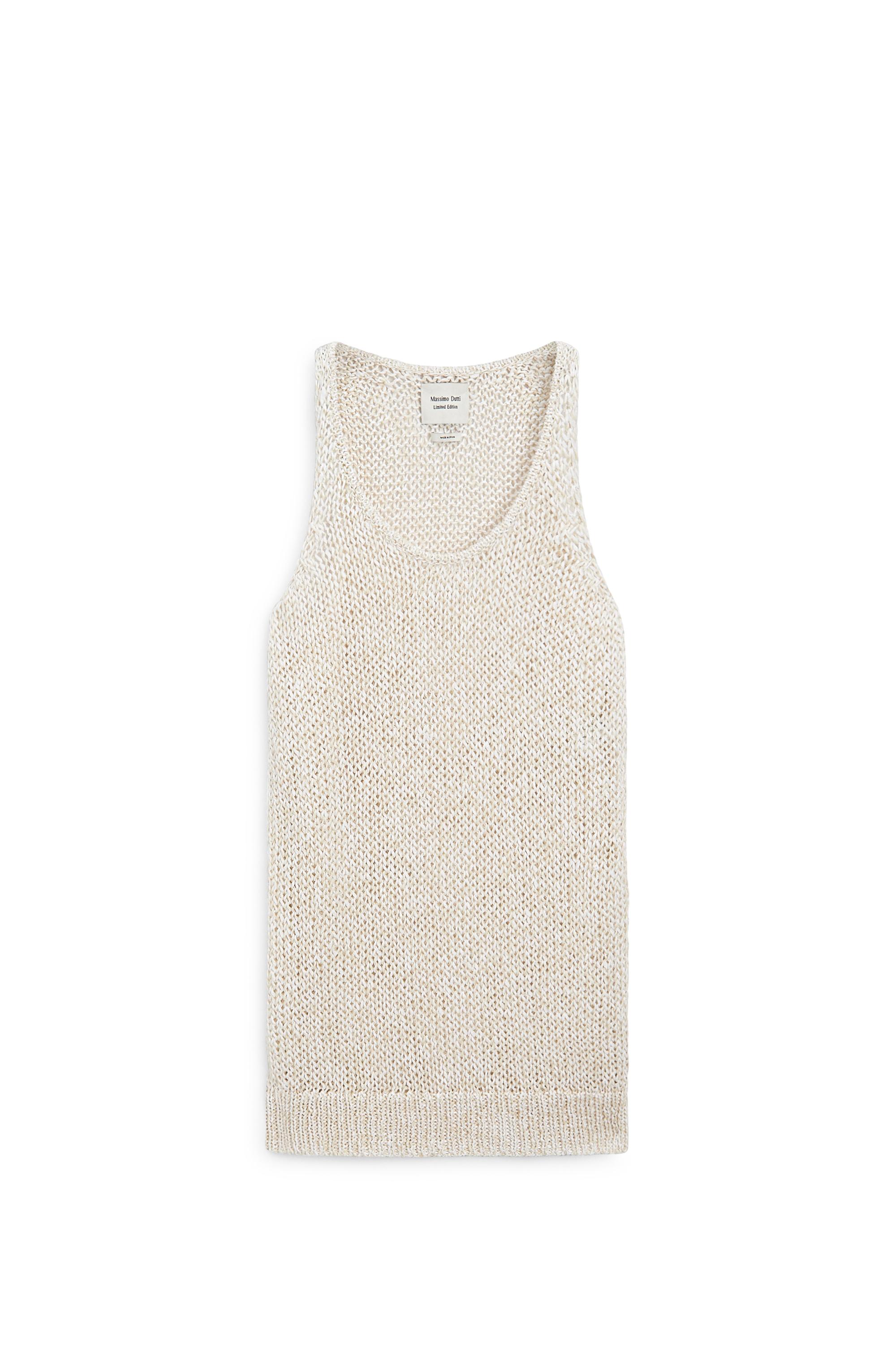 Long cutwork top - LIMITED EDITION — CREAM