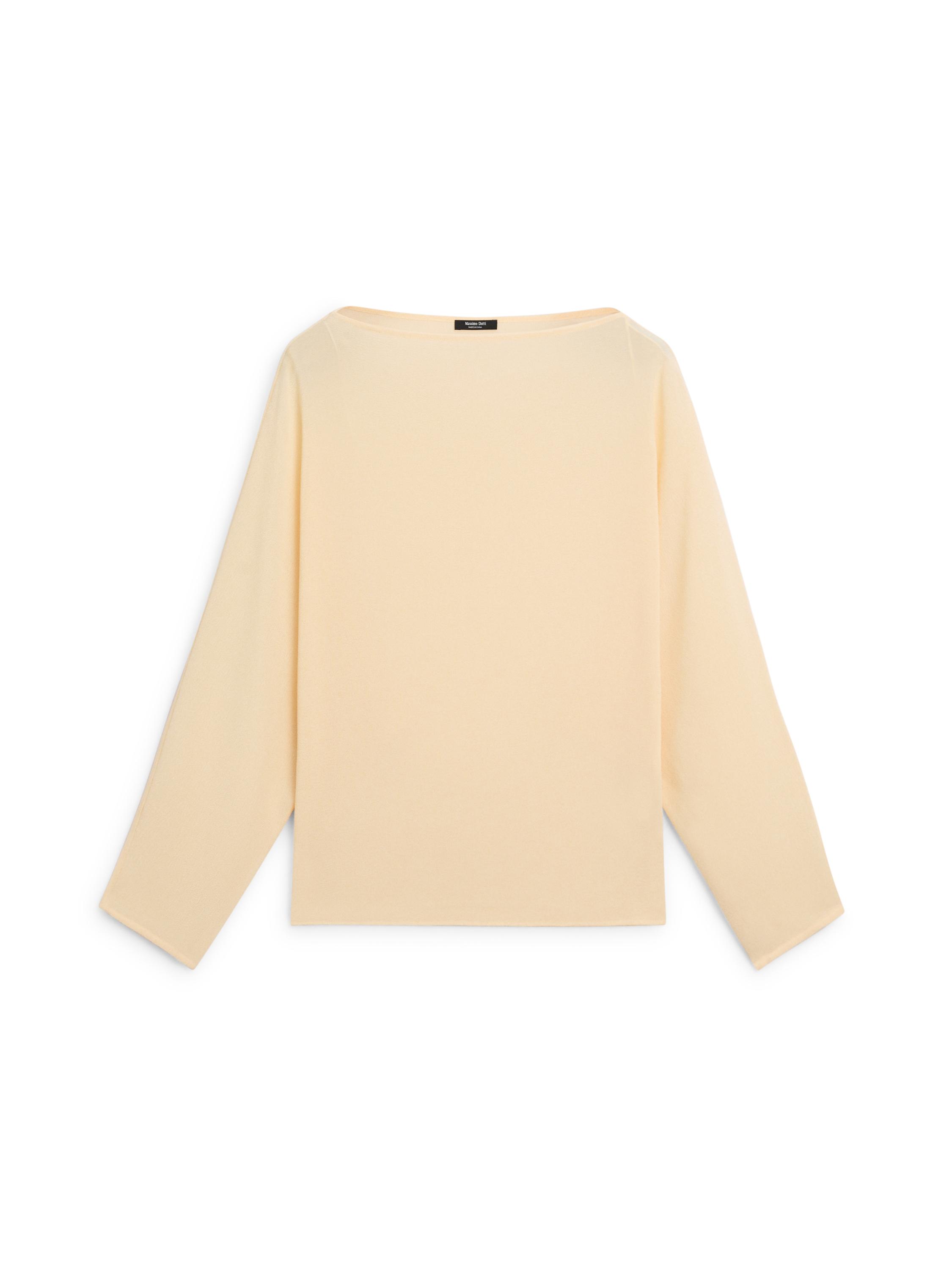 Flowing semi-sheer shirt — Mustard