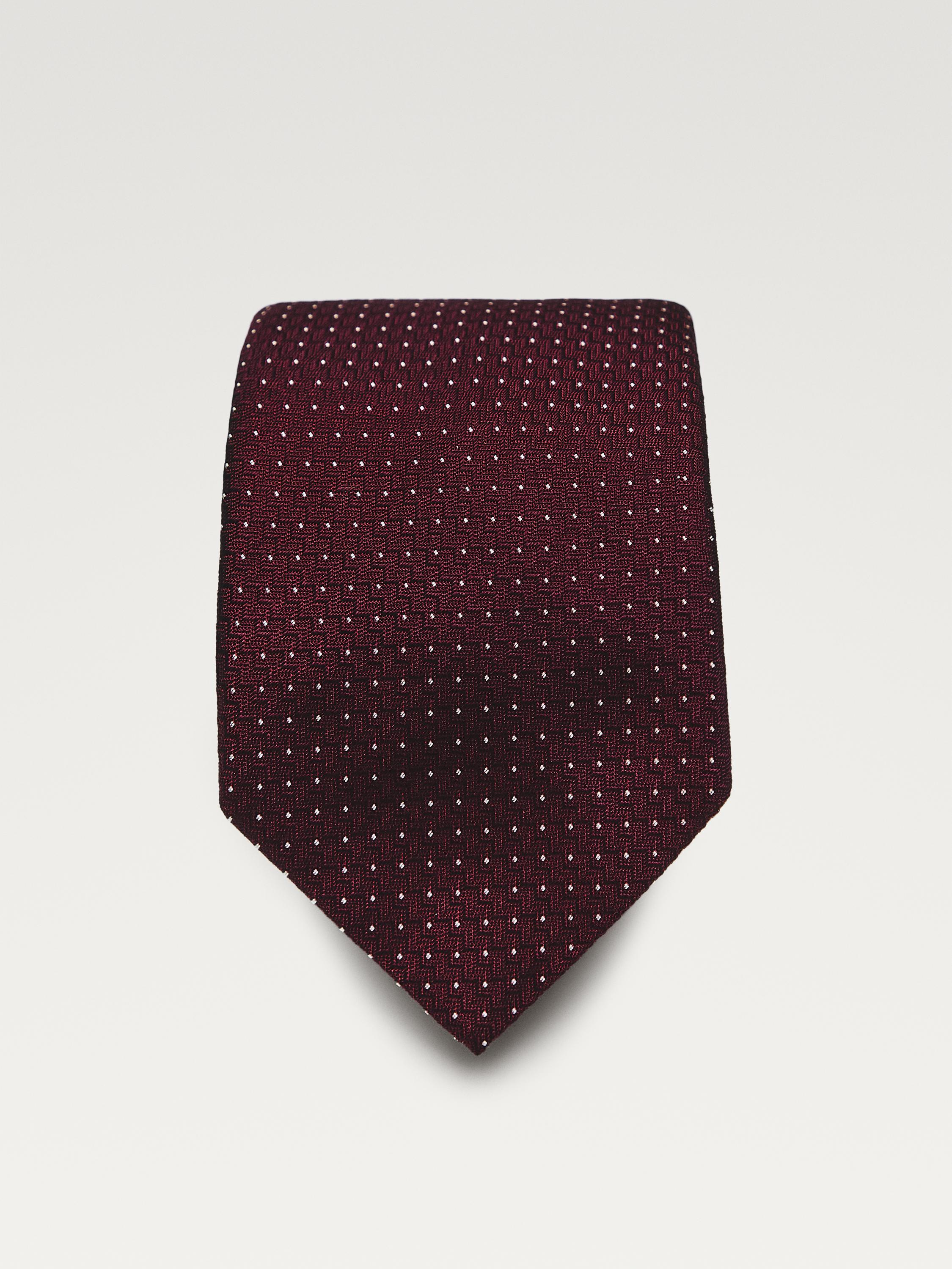 Corbata puntos 100% seda