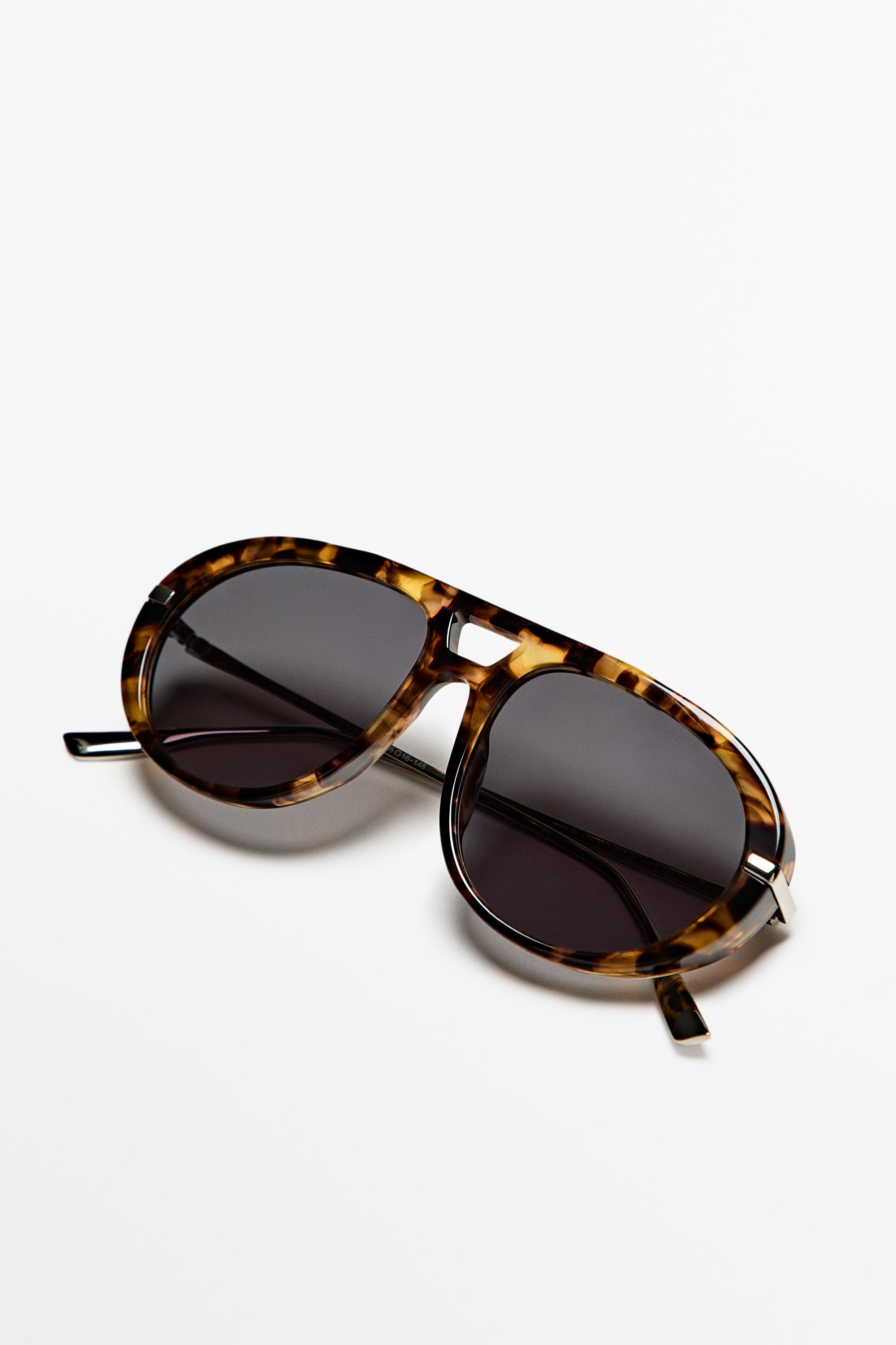 Aviator sunglasses — BROWN