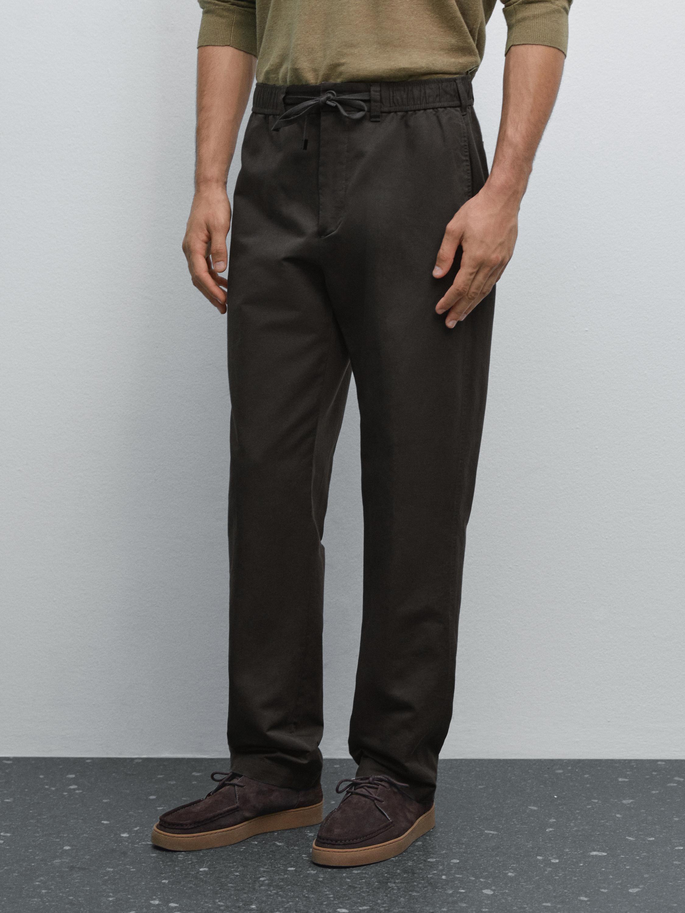Pantalon de jogging en coton mélangé