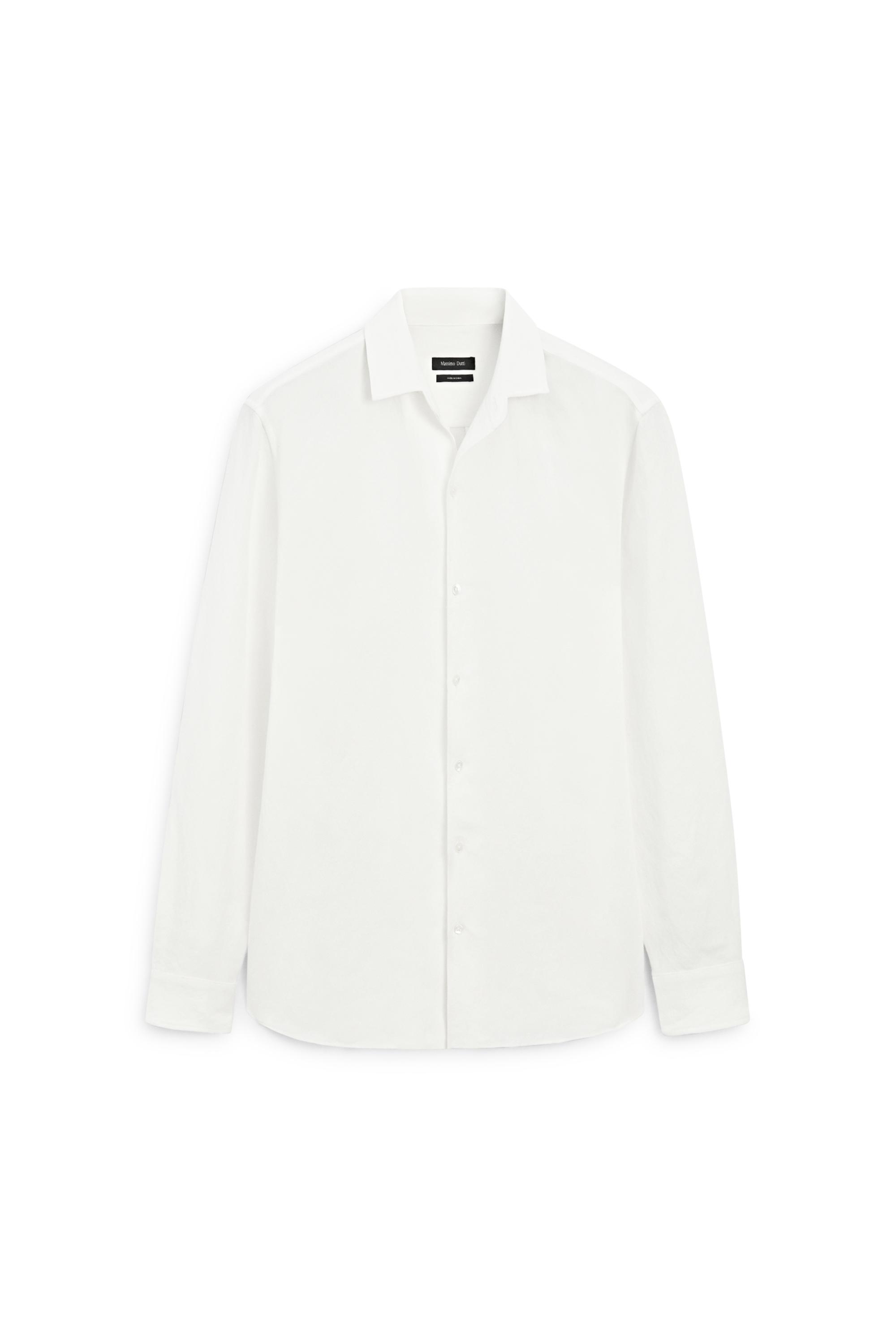 Linen blend shirt - LIMITED EDITION — WHITE