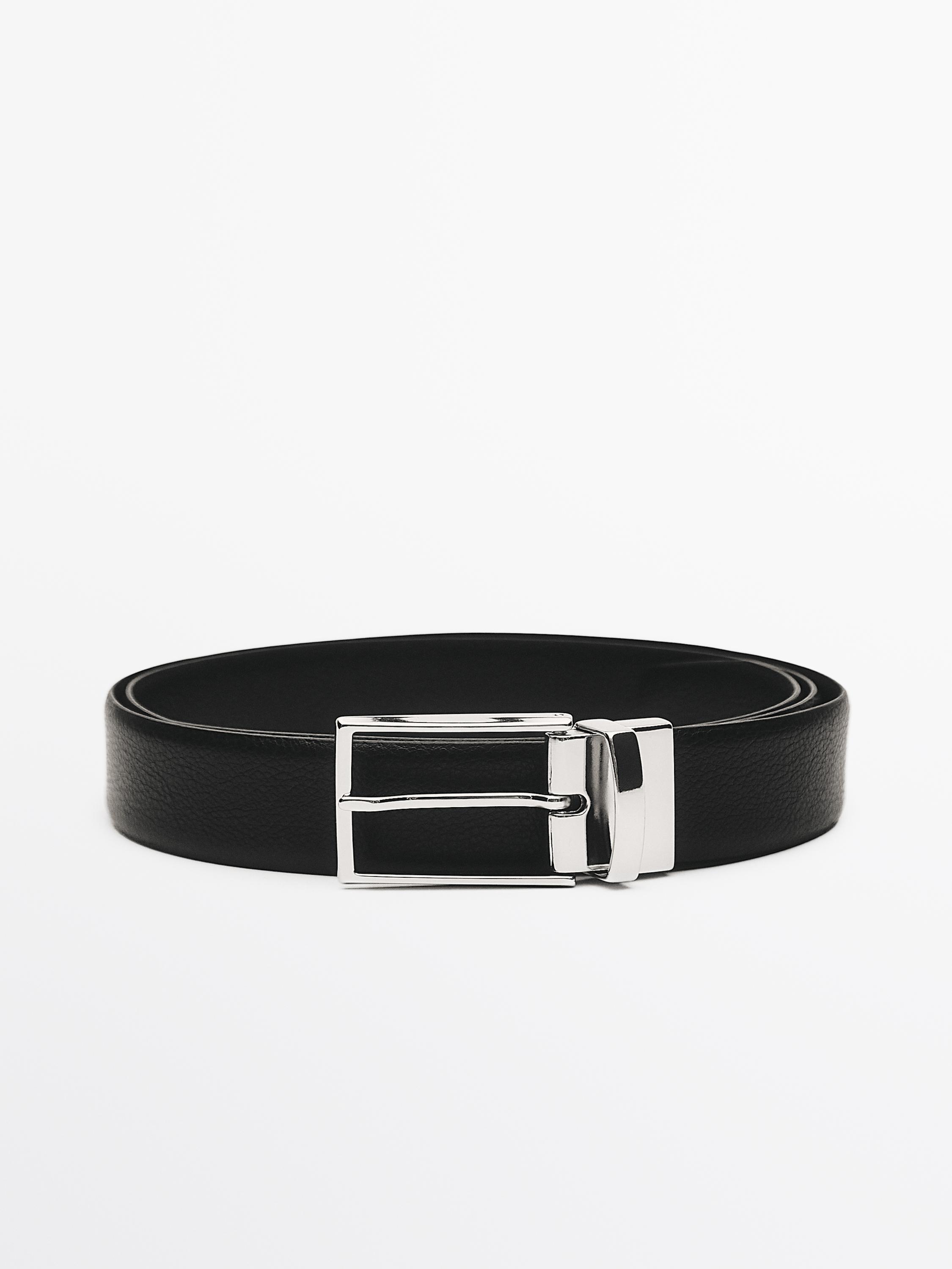 Ceinture réversible en cuir nappa