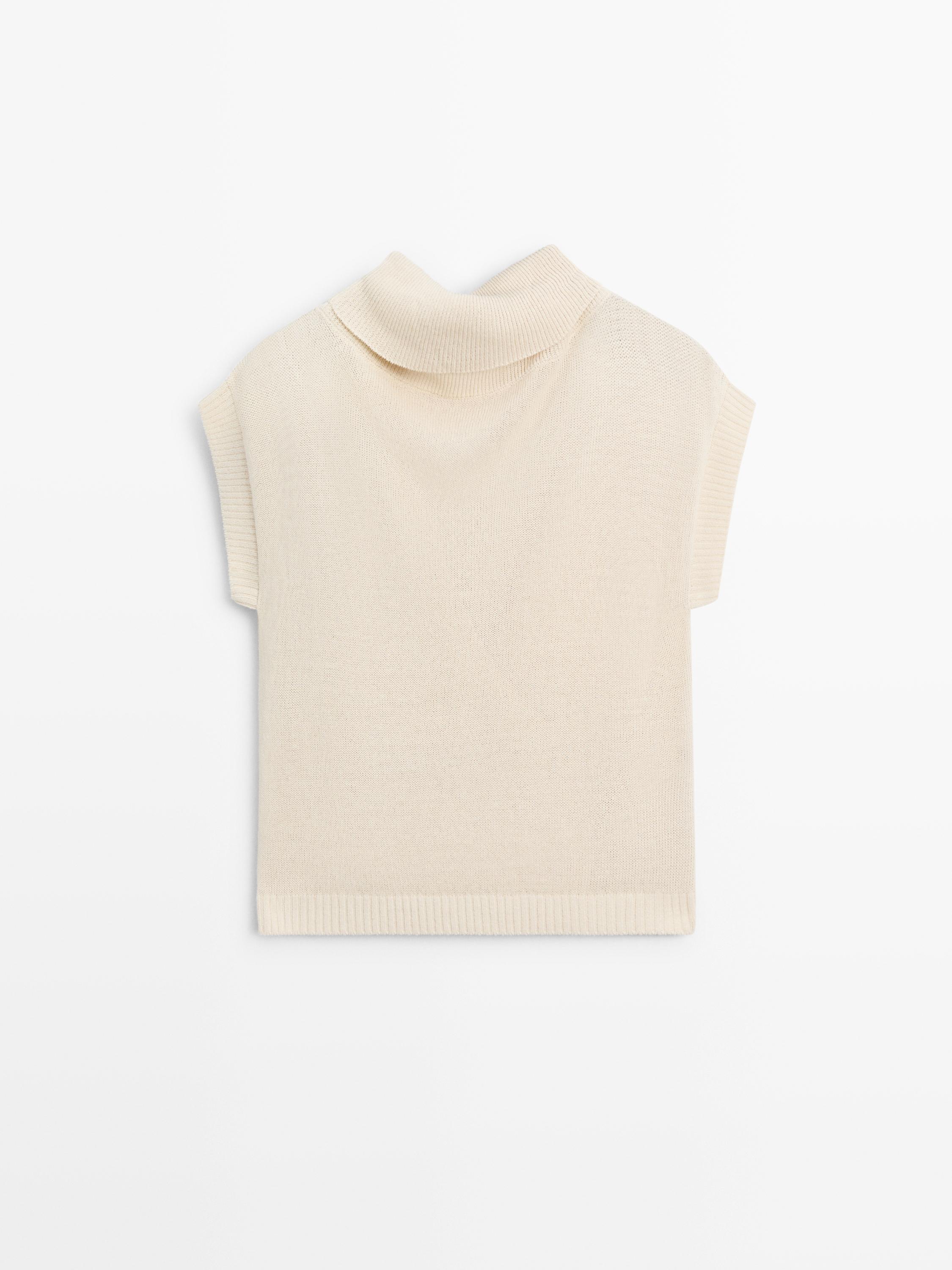 Jersey punto escote espalda