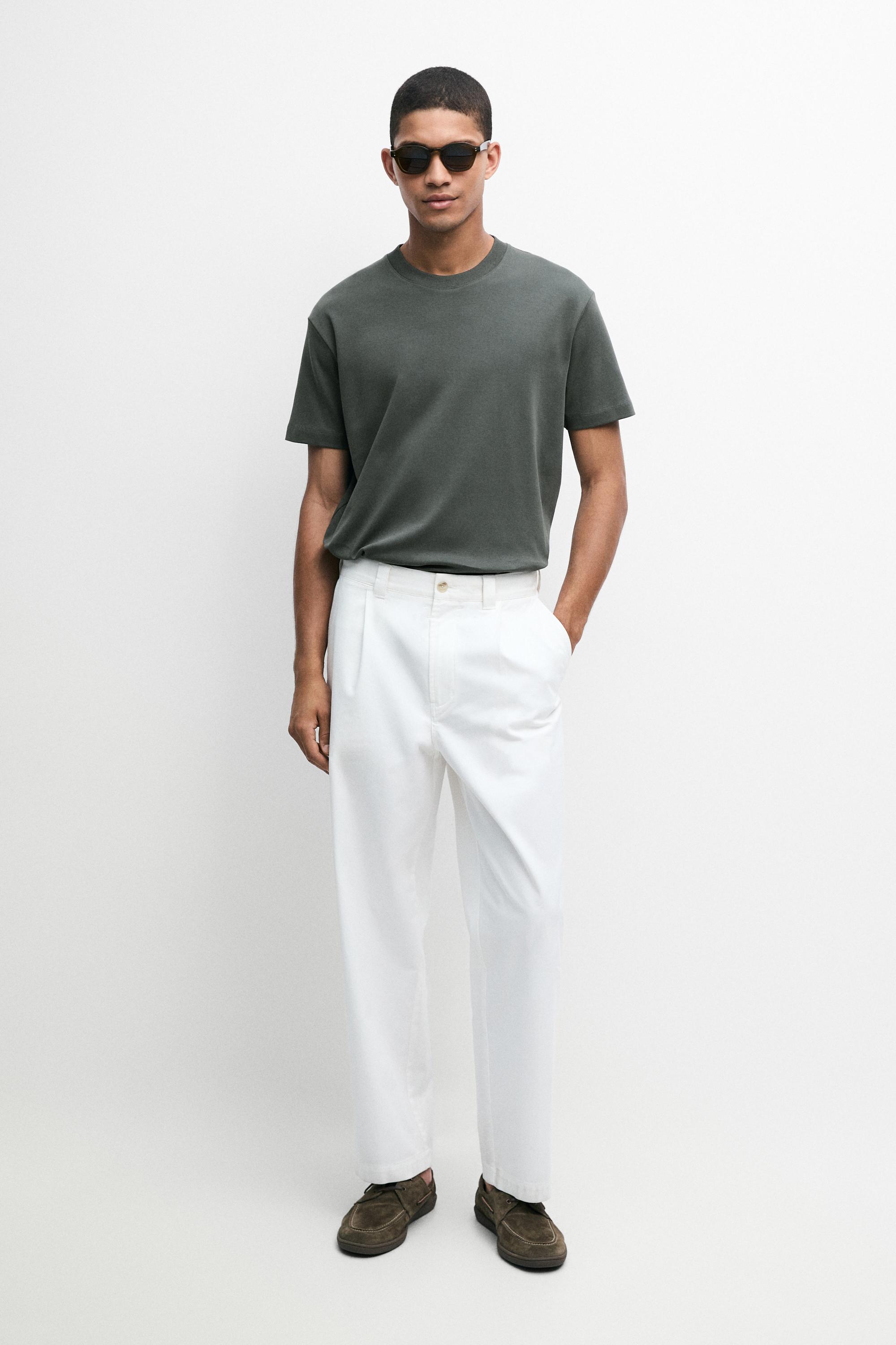 100% cotton short sleeve T-shirt — GREEN