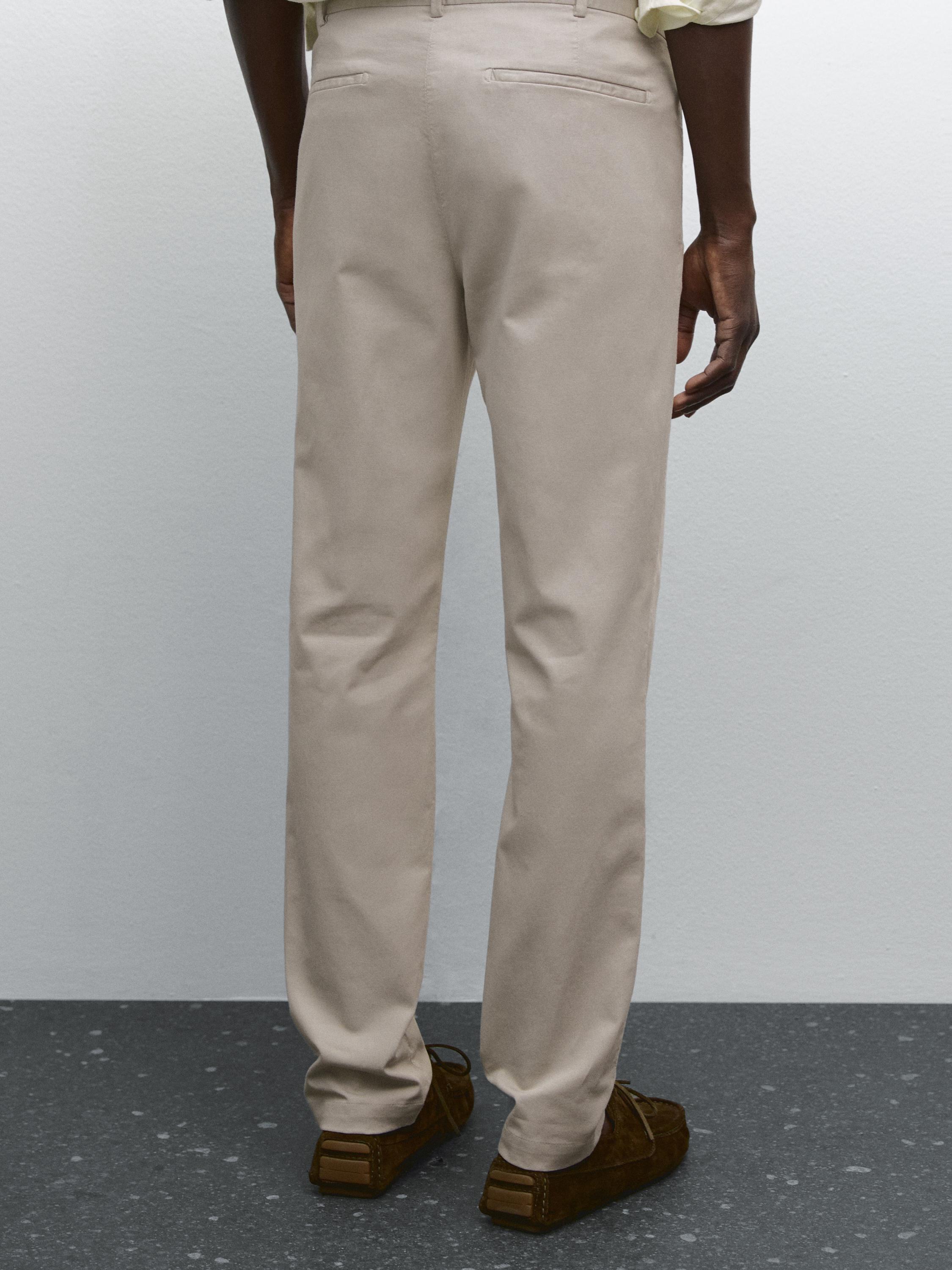 Slim fit trousers