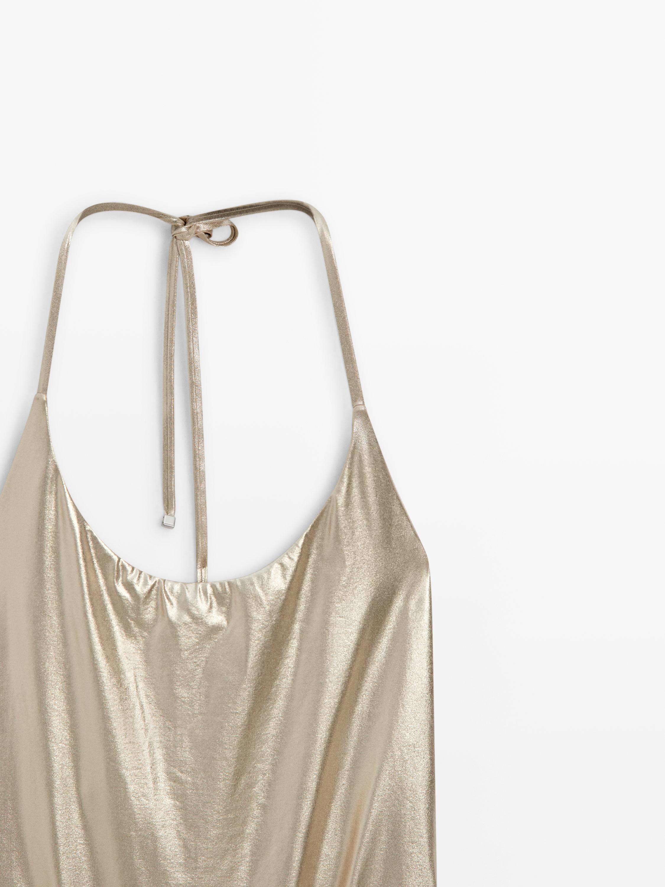 Metallic swimsuit — GOLD