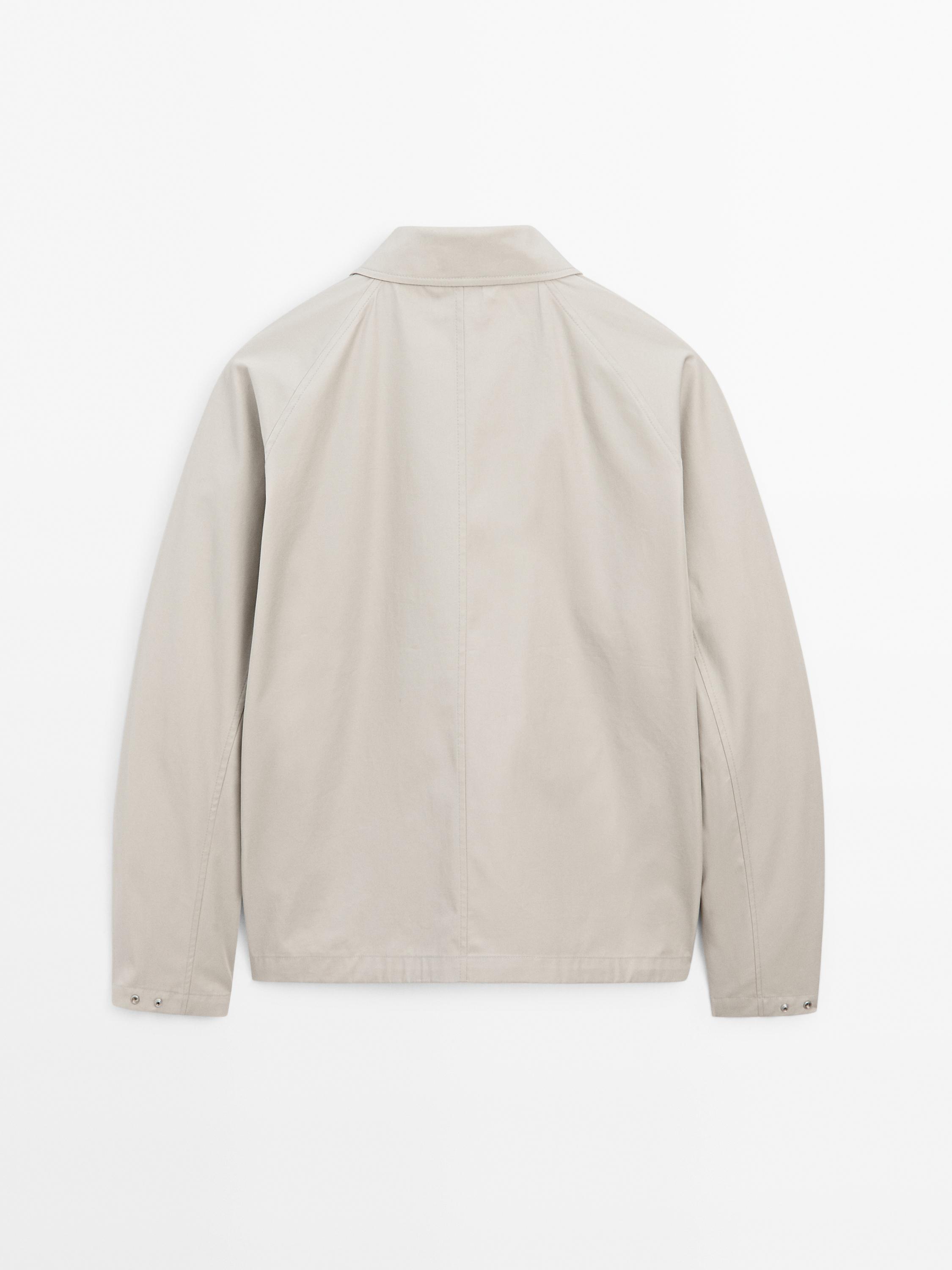 Water-repellent 100% cotton jacket