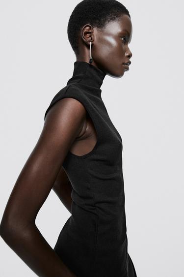 100% wool turtleneck top - LIMITED EDITION — BLACK 3
