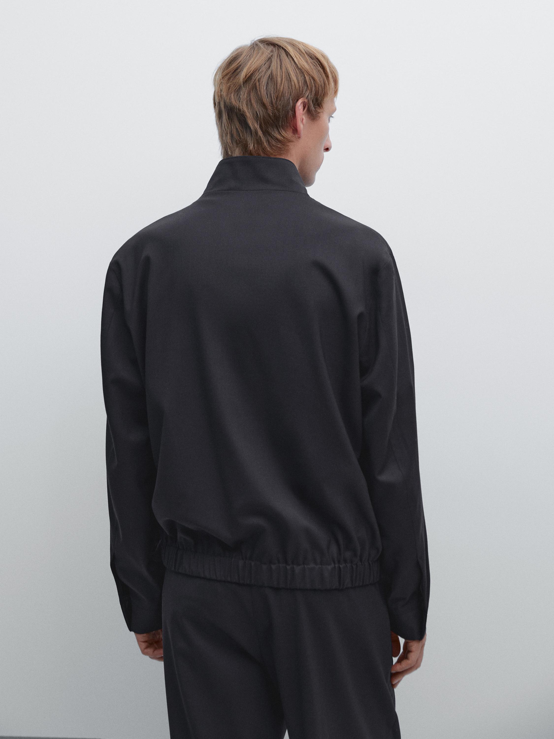 Wool blend jacket