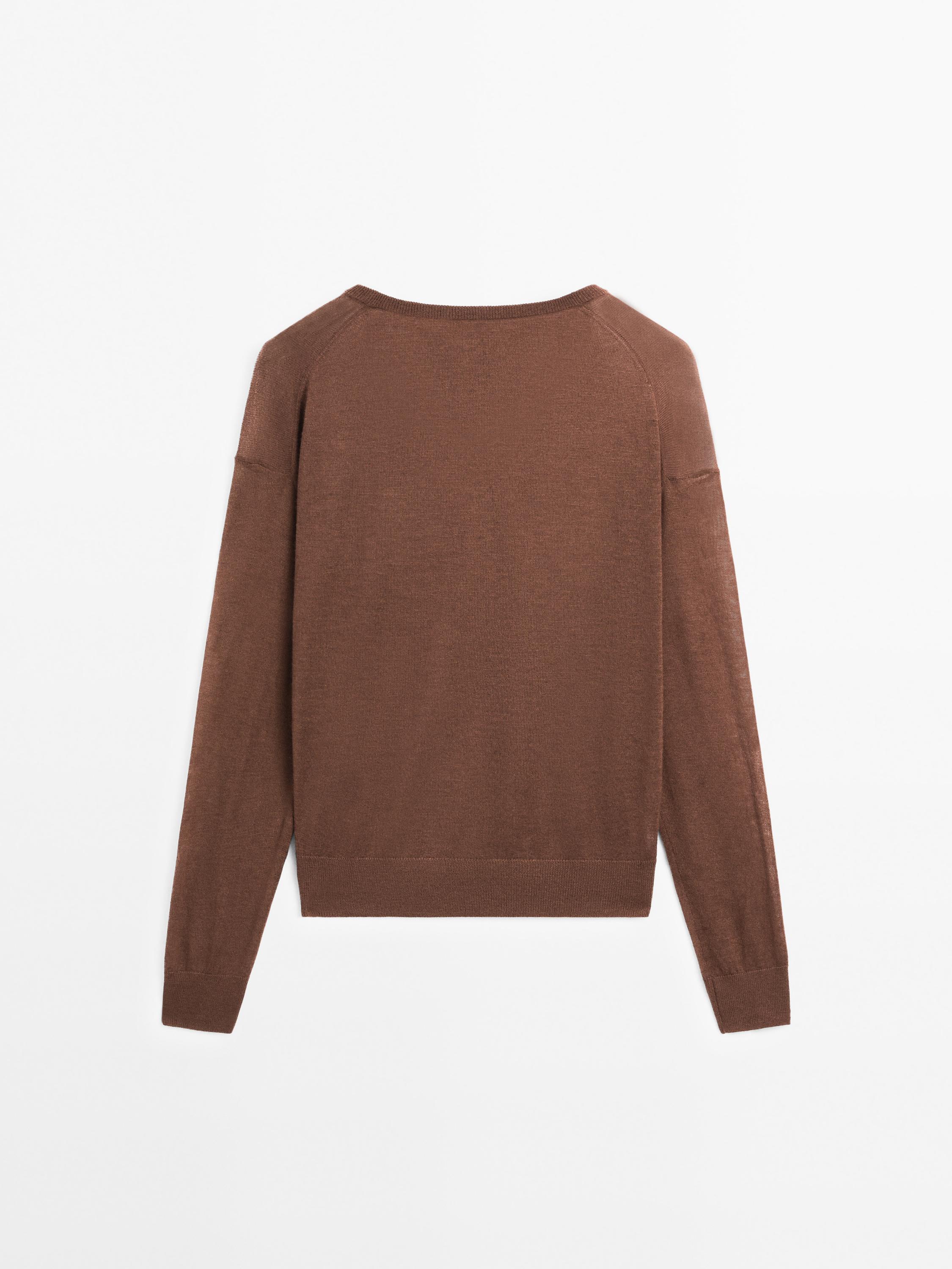 Pull en maille fine 100 % cachemire