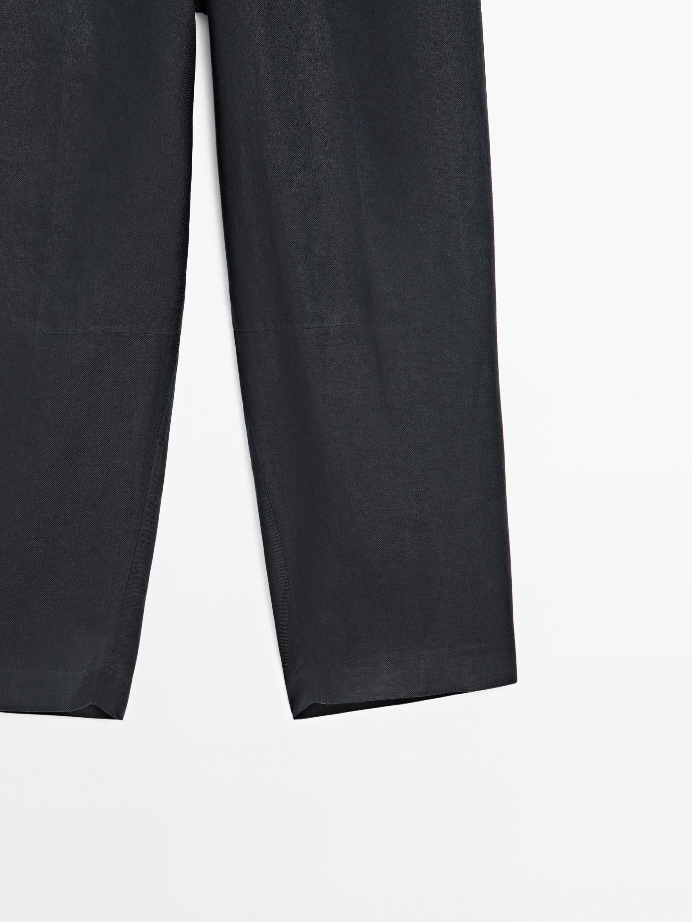 Pantalon fluide 100 % lin