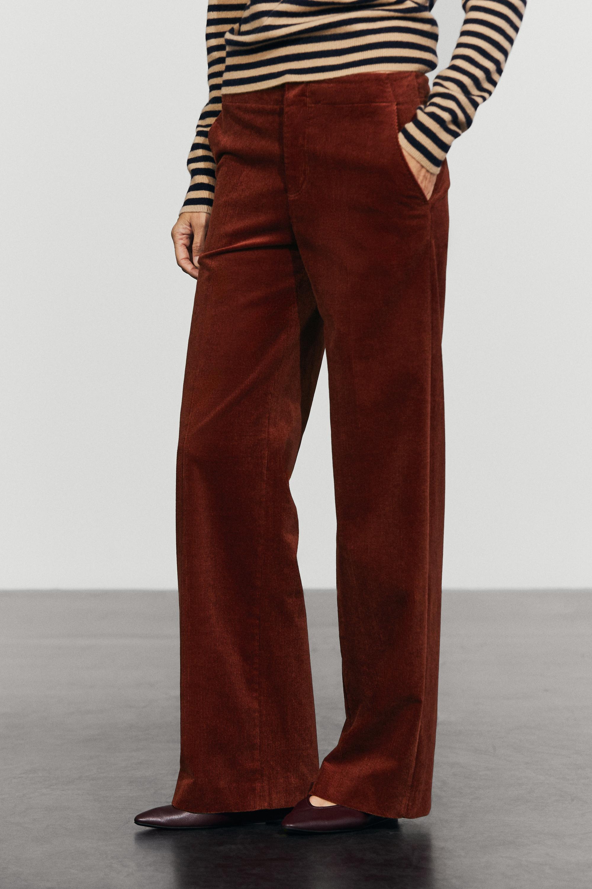 Corduroy palazzo pants