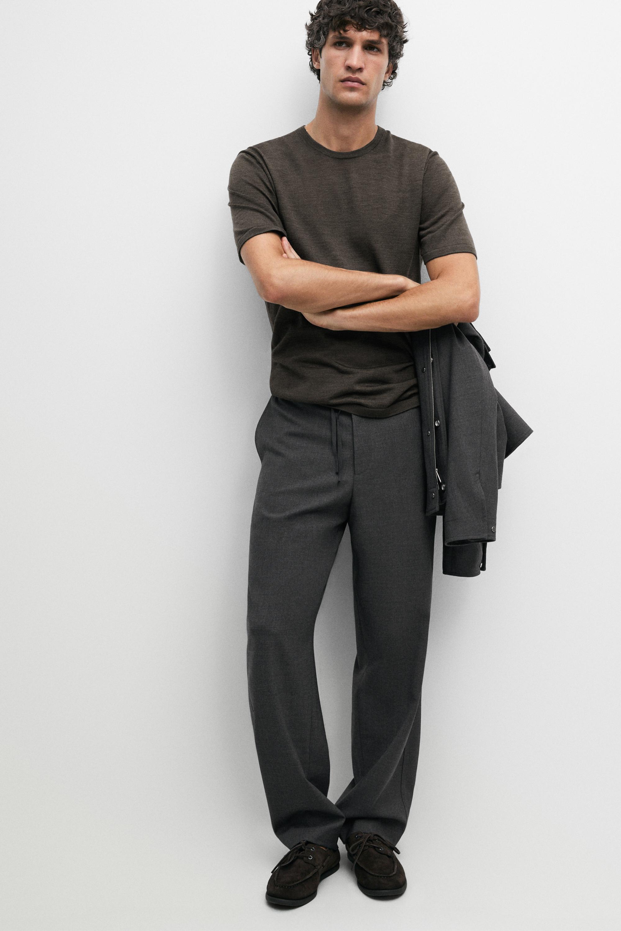 100% Cool Wool Pants — GREY