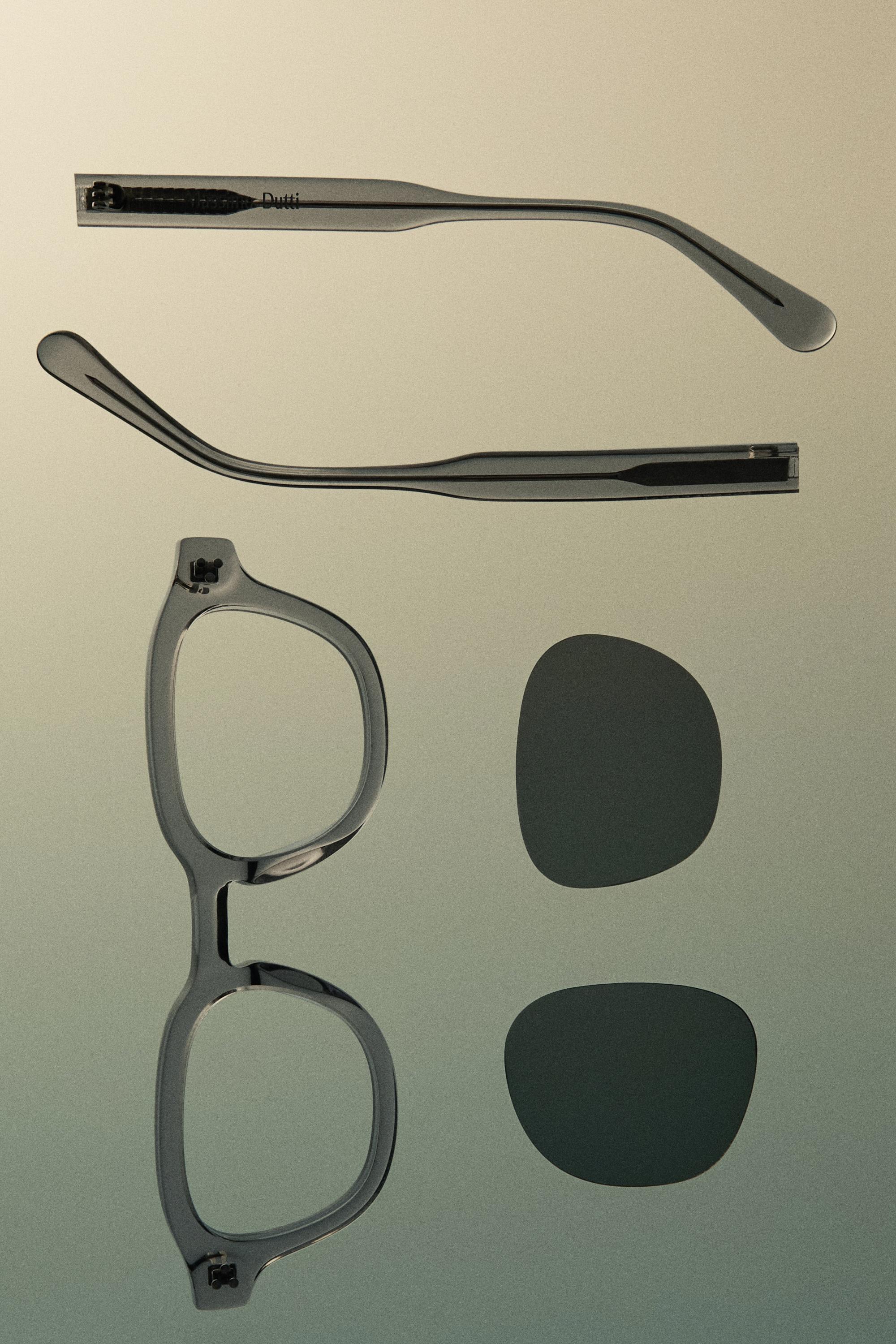 Geometric sunglasses — GREY