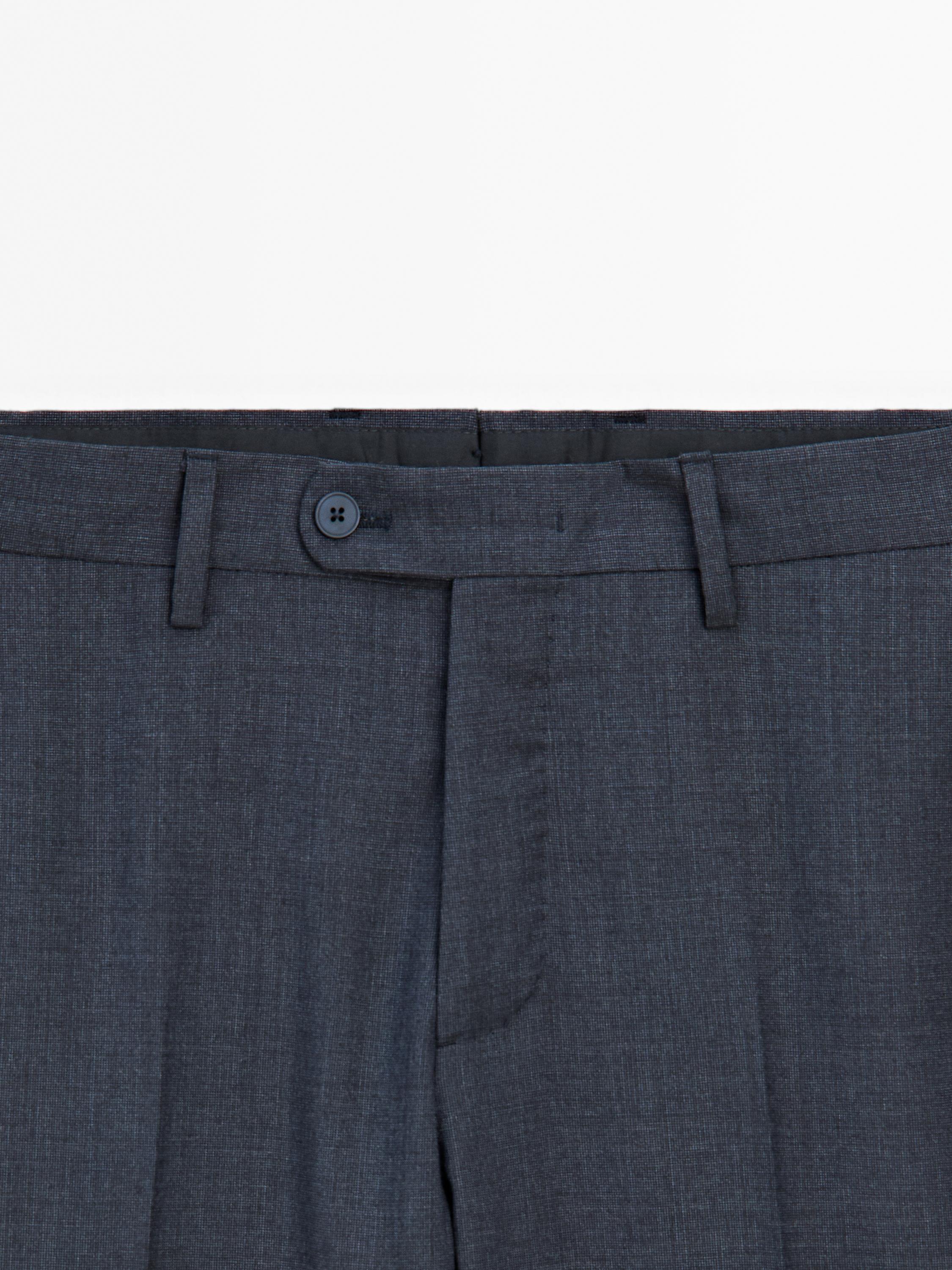 Pantalon de costume 100 % laine
