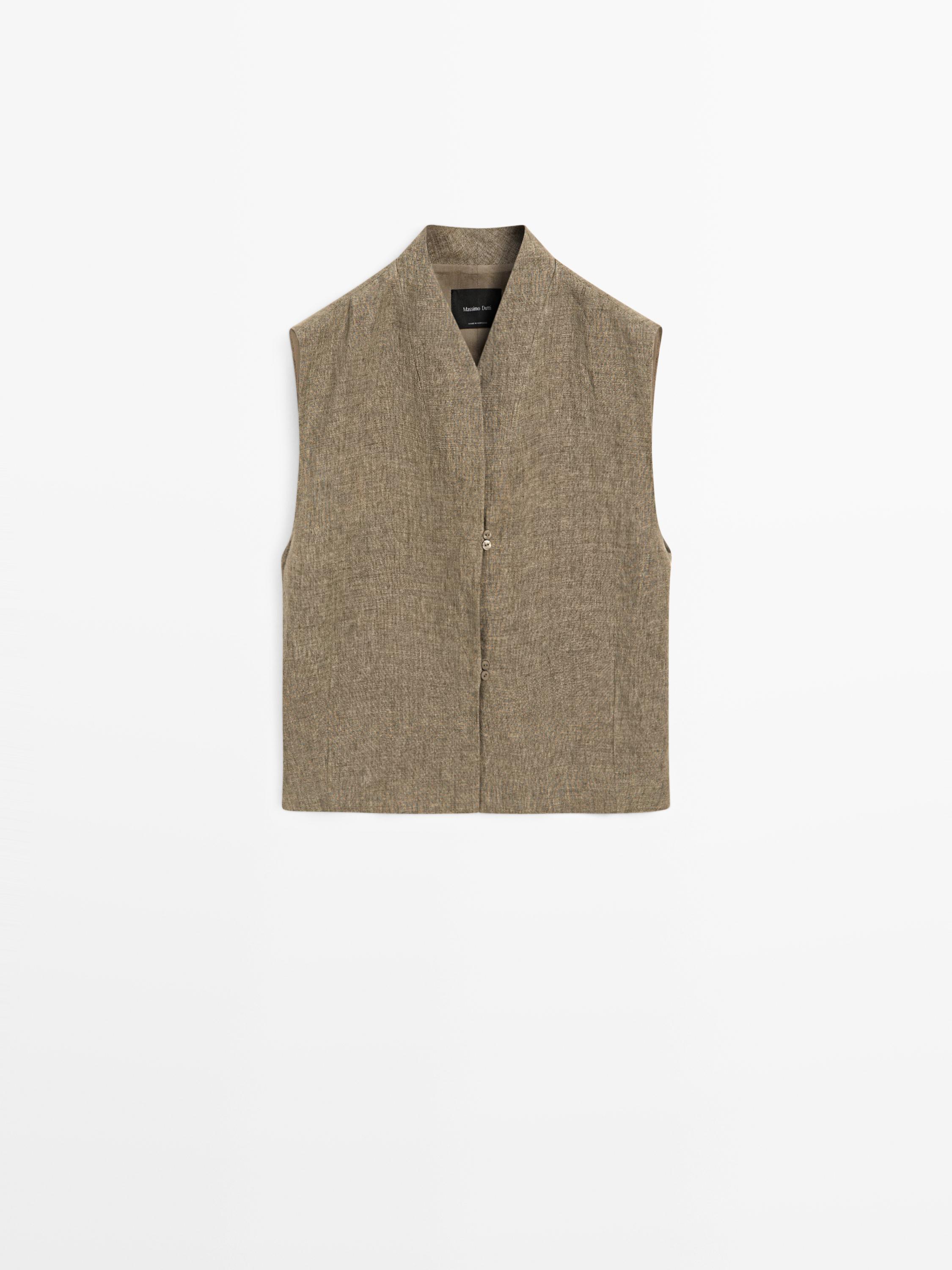 Linen waistcoat