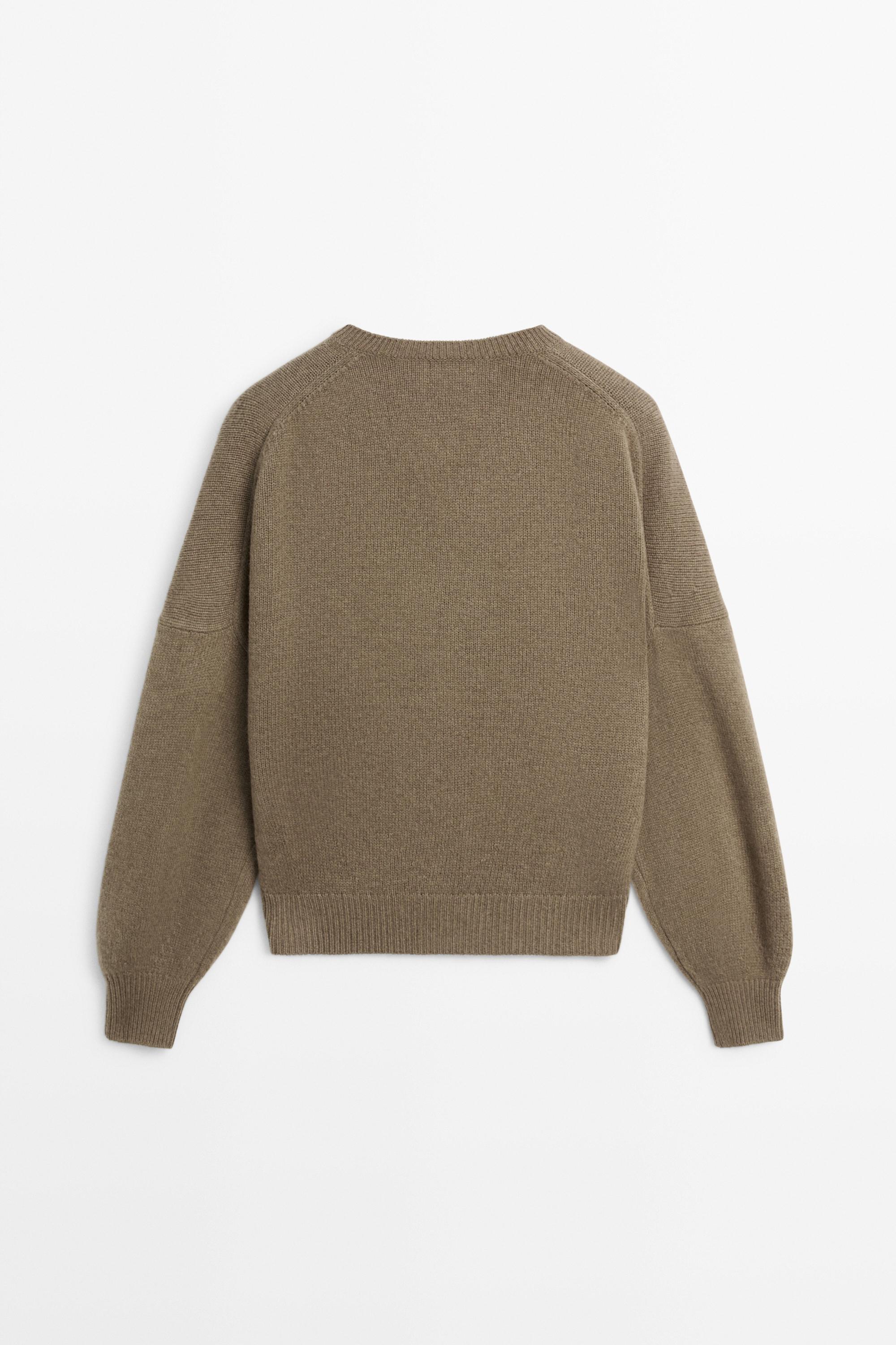 Massimo Dutti %100 Yün Oversize Triko Kazak
