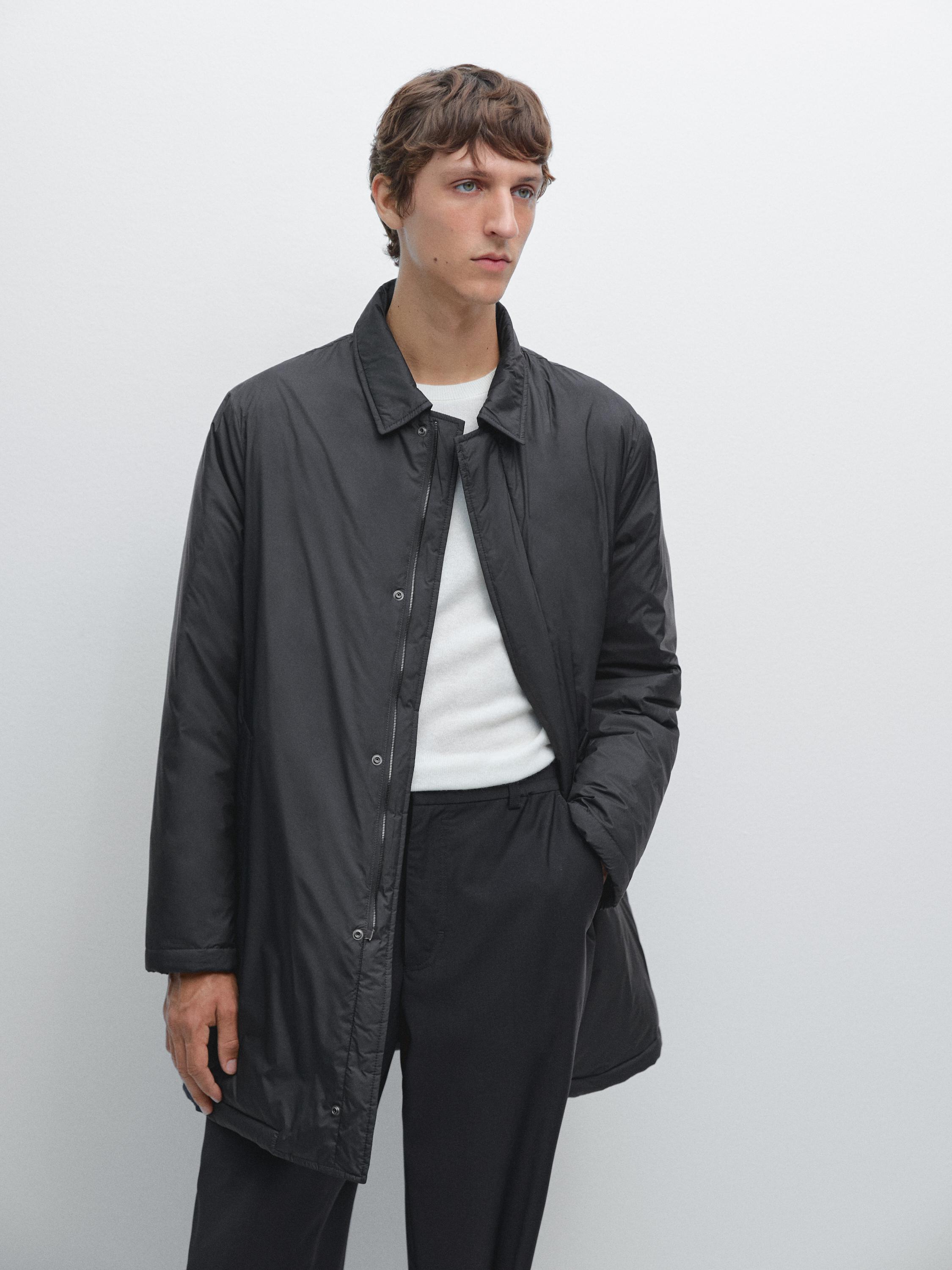 Непромокаемая парка из очень легкой смесовой ткани