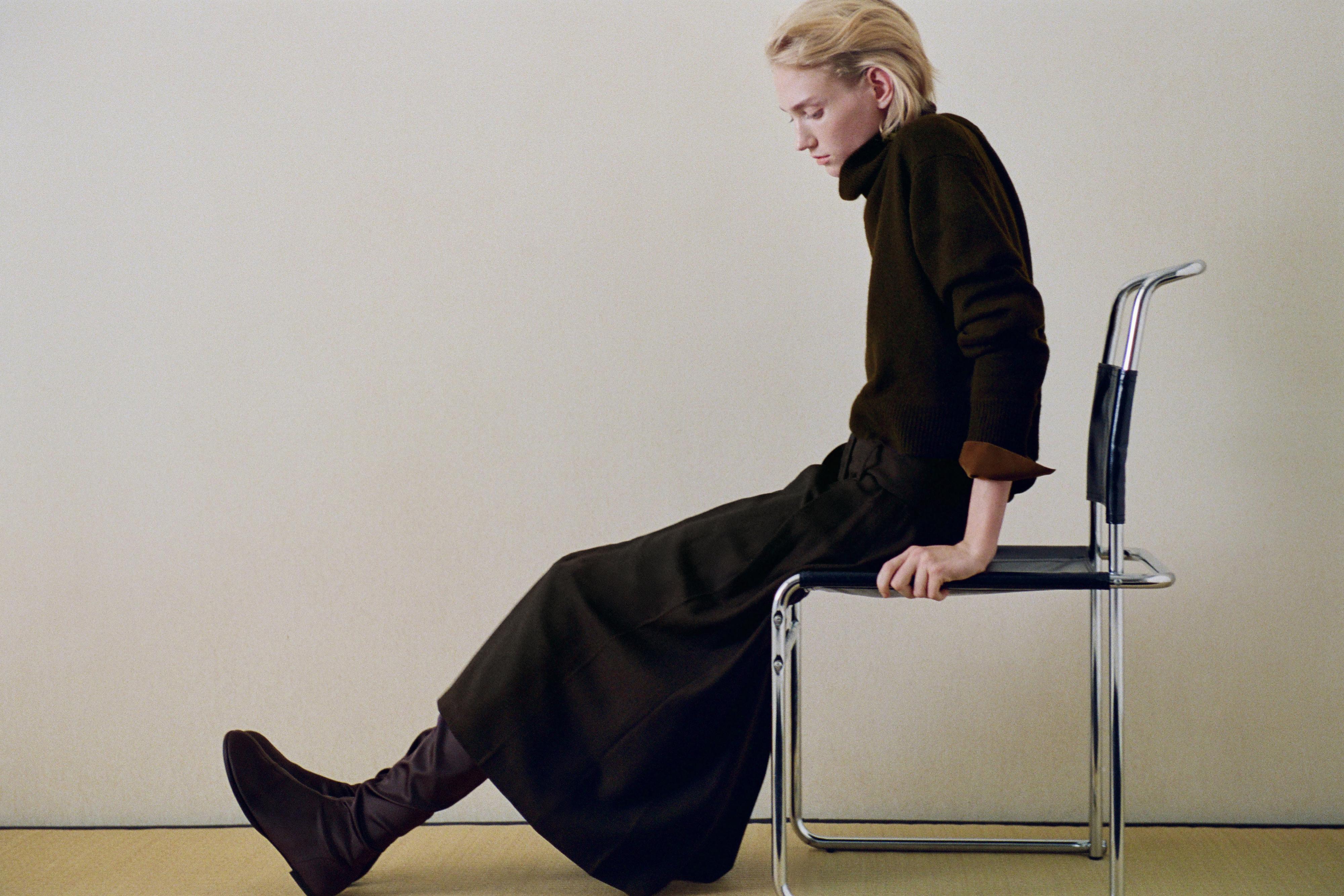 Pulover scurt din tricot de cașmir 100%