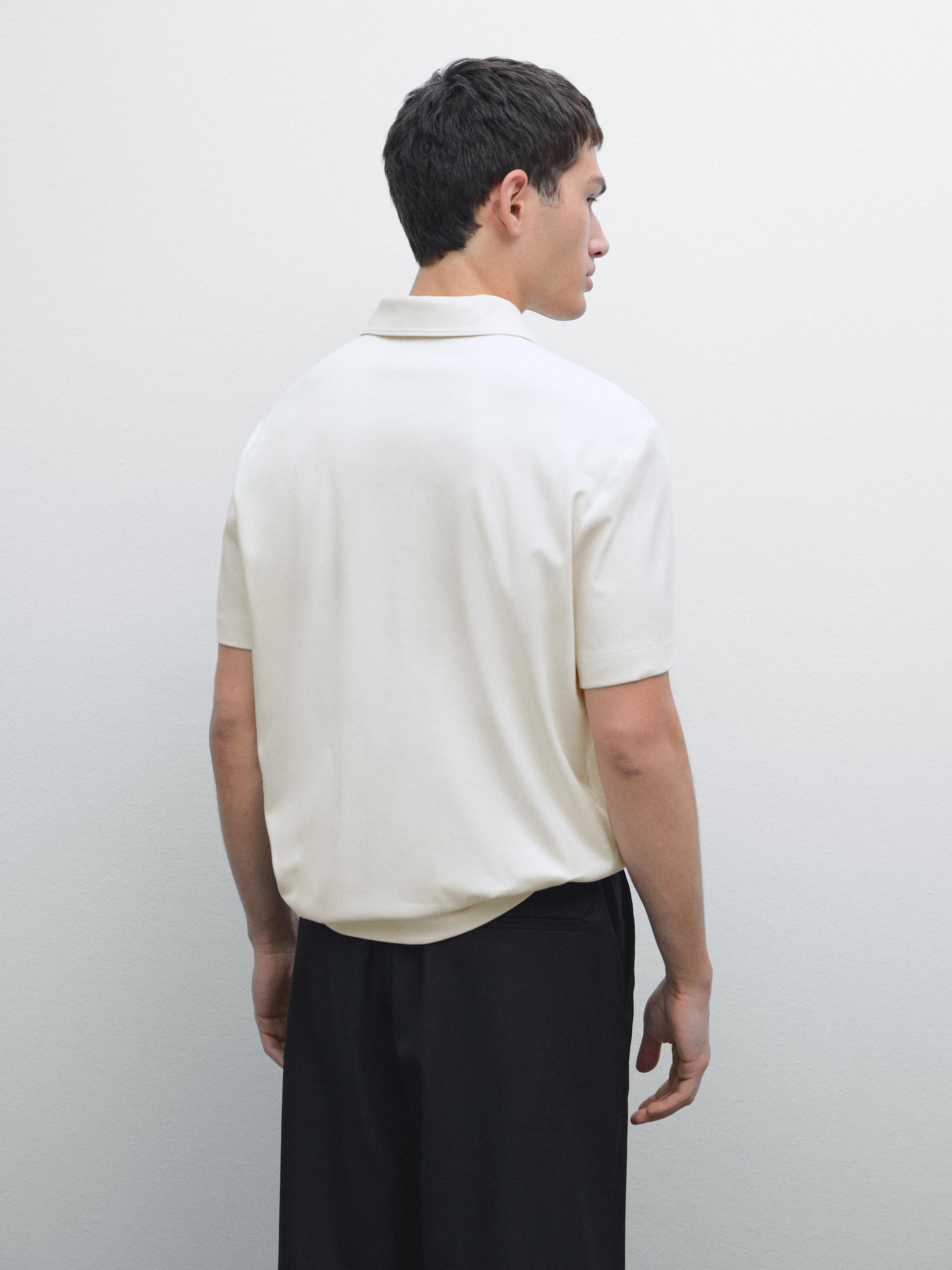 100% cotton short sleeve polo shirt