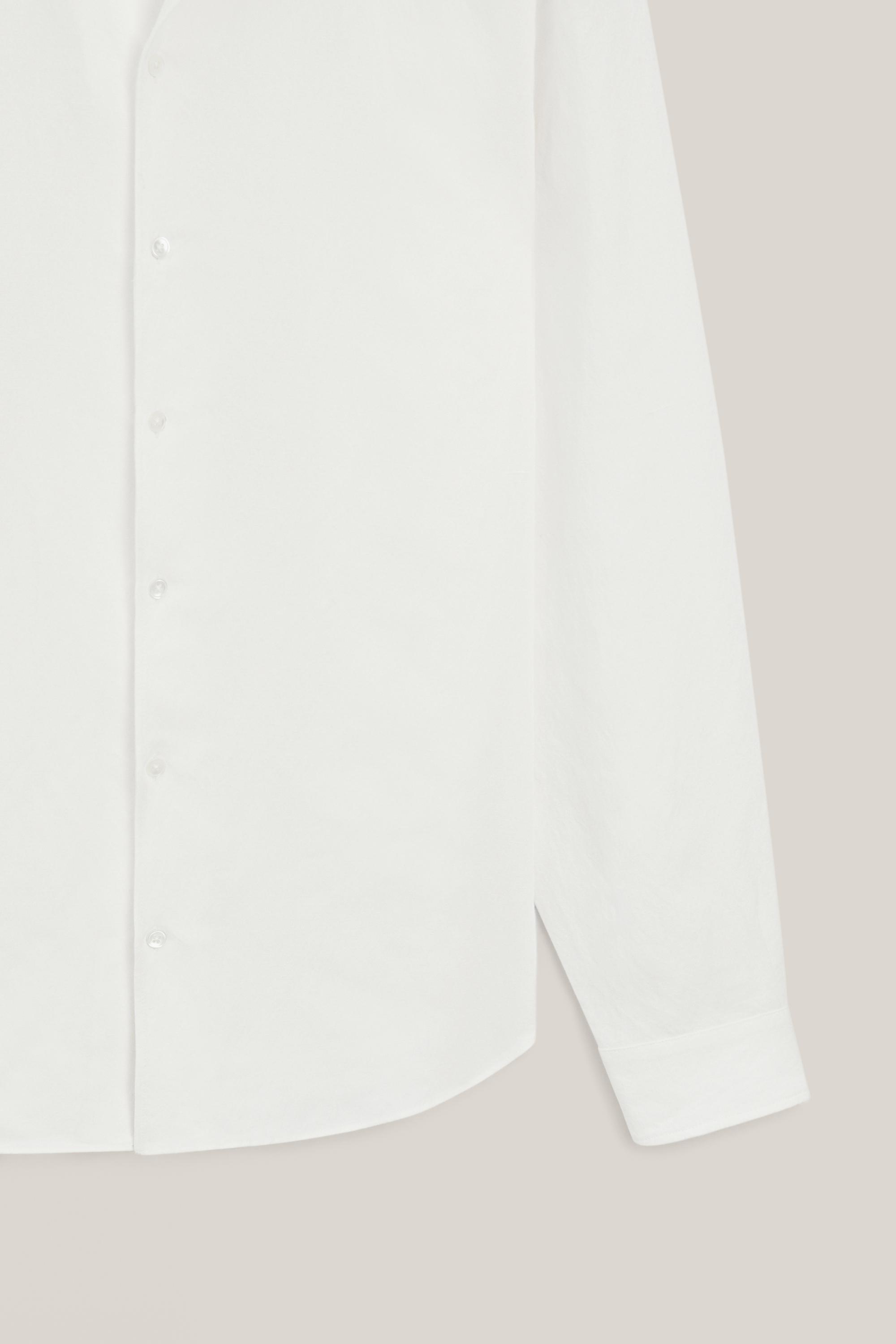 Linen blend shirt - LIMITED EDITION — WHITE