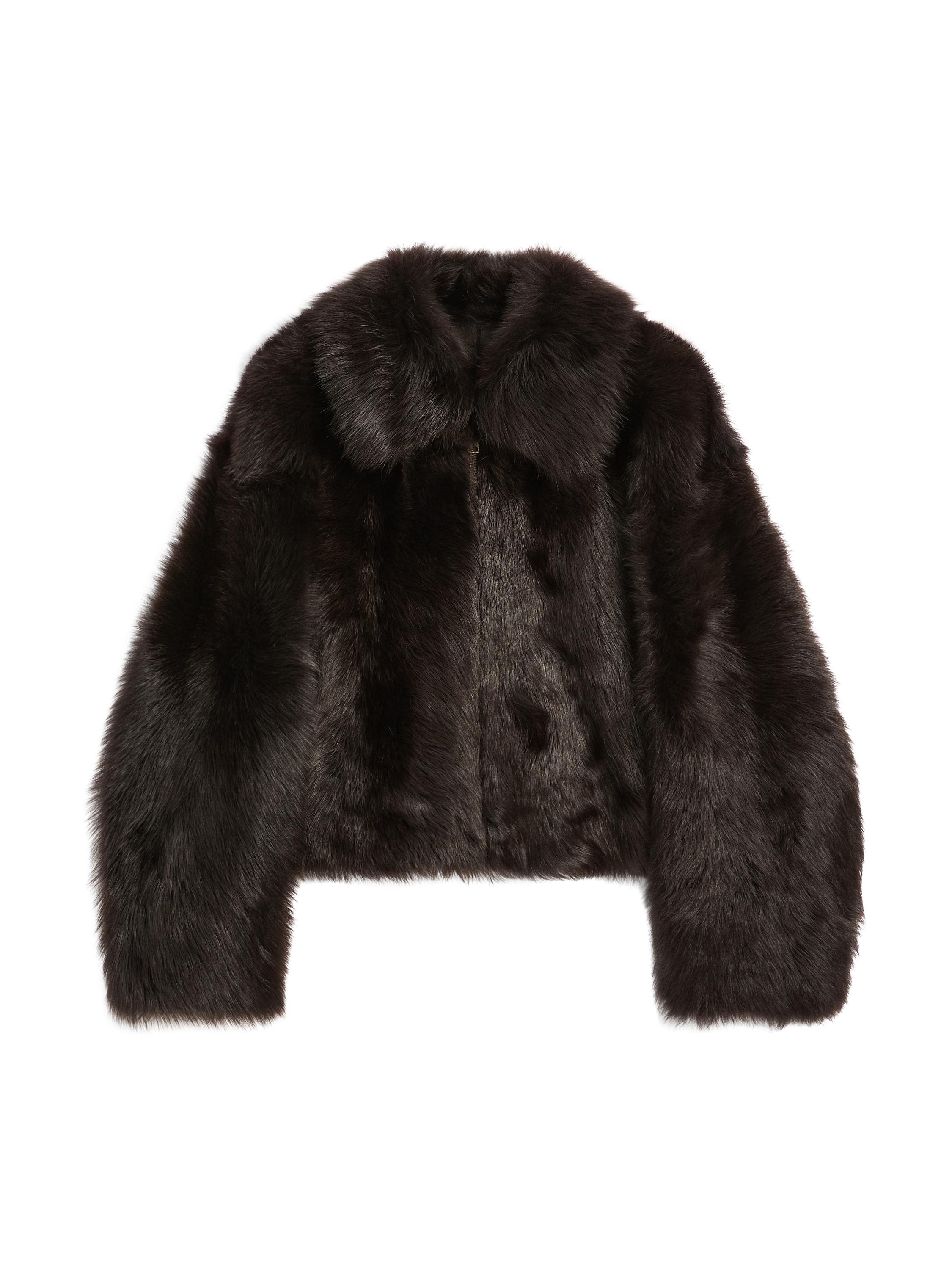 Kurze Jacke aus Toscana-Fleder