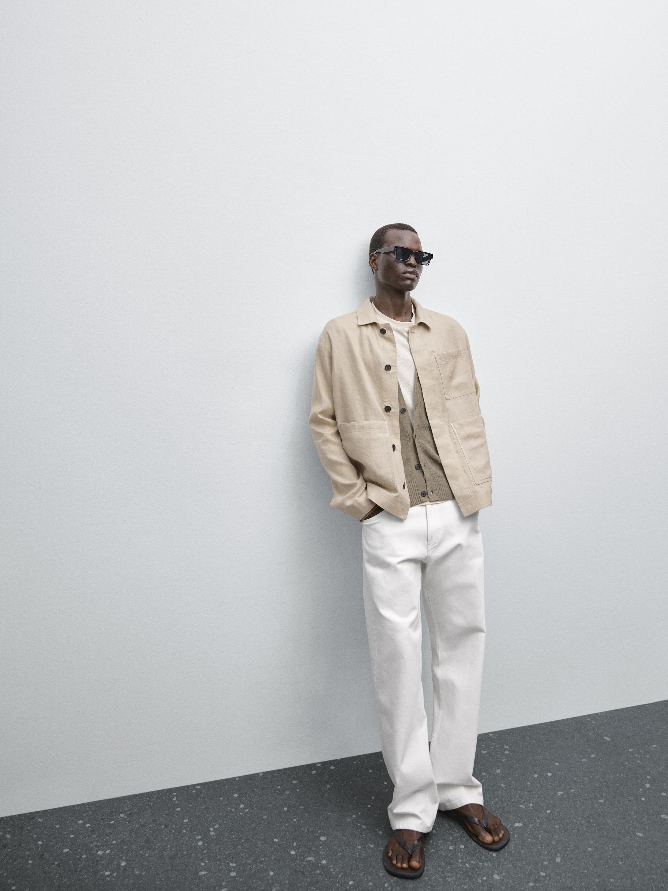 100% linen lightweight jacket