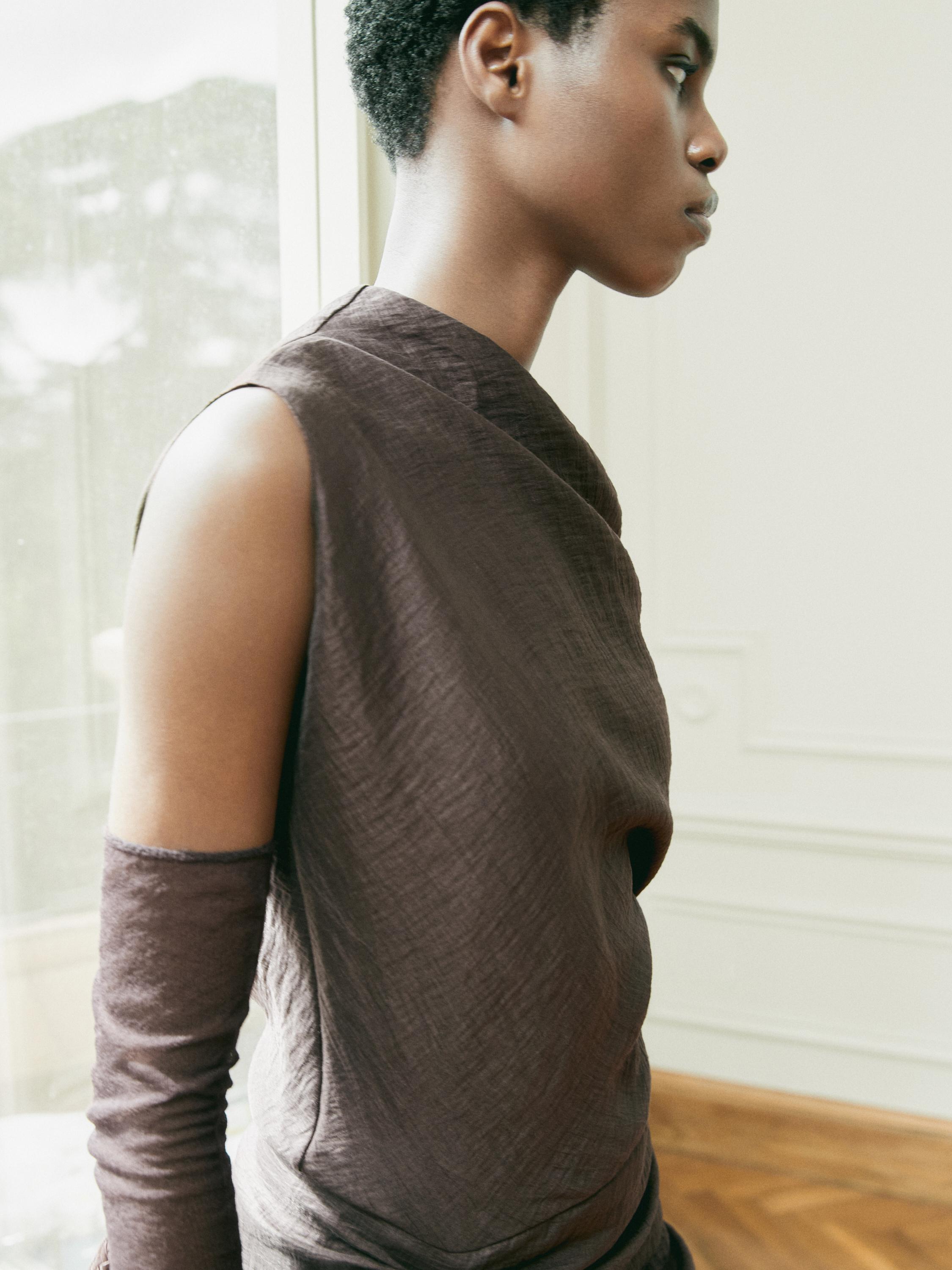 正品未使用massimo duttiハイネックストライプ柄ポンチョ100%ウ-ル 48 Transitional Hits At Massimo Dutti | SheerLuxe