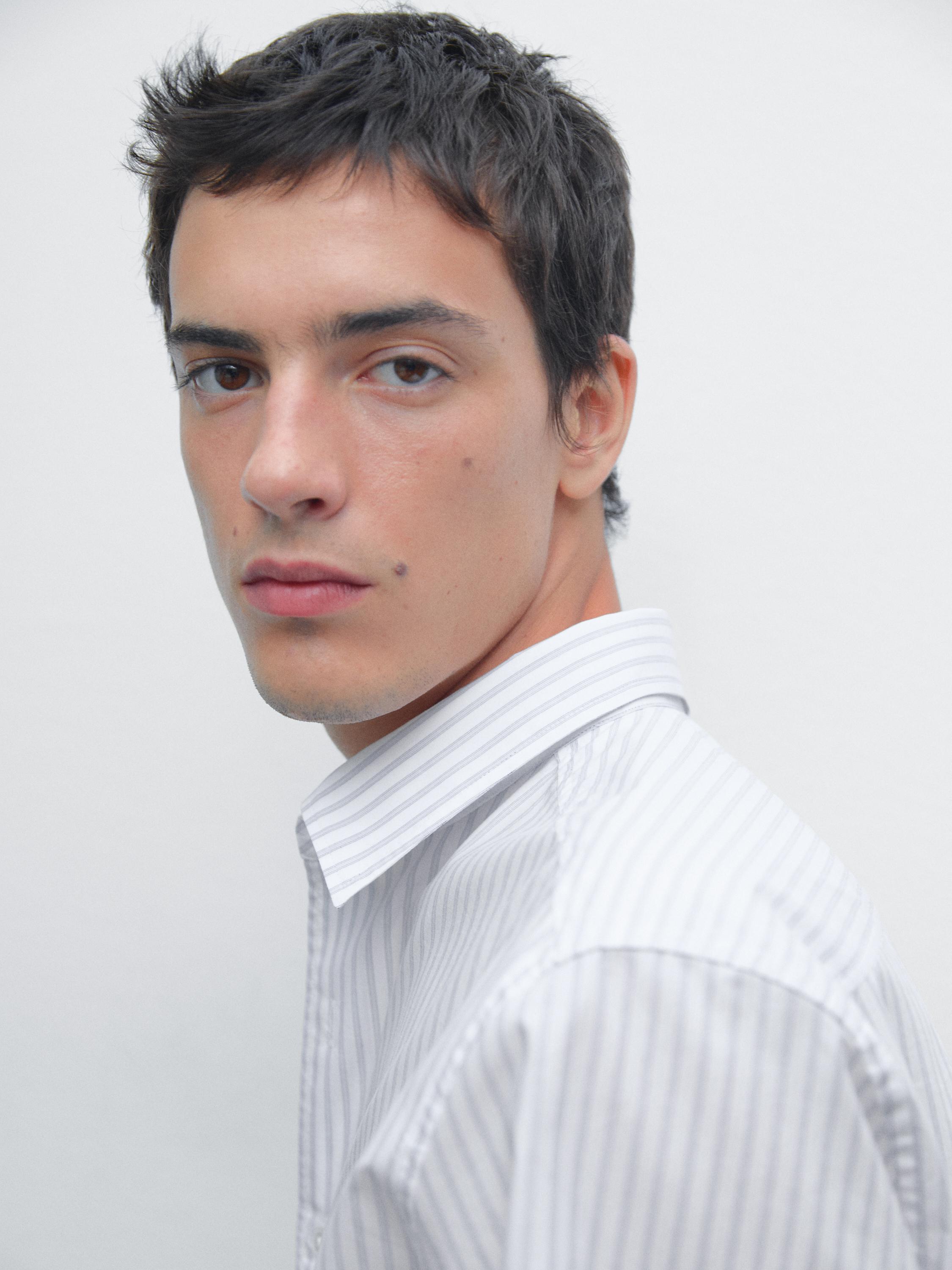 Camisa rayas regular fit