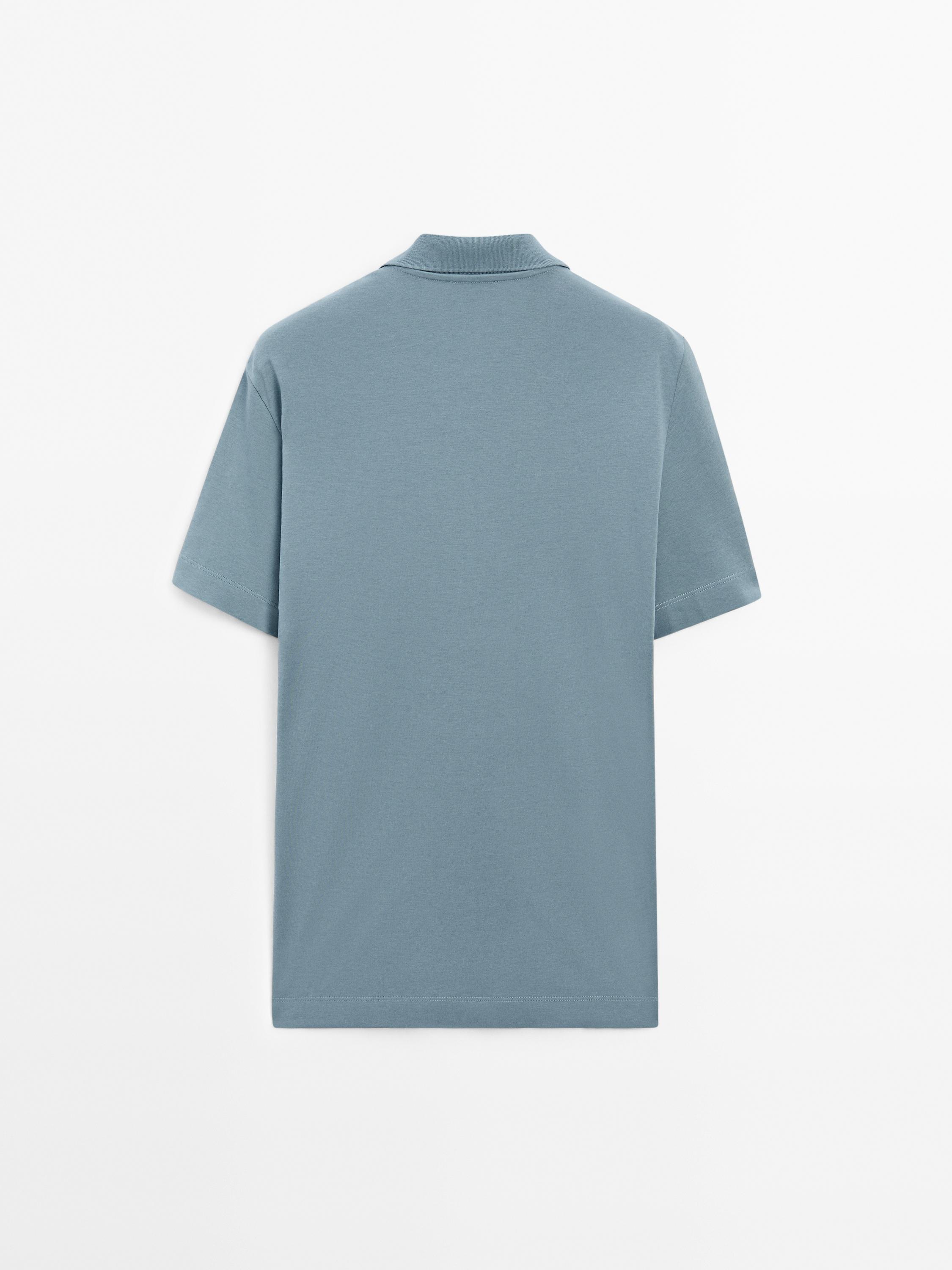 100% cotton short sleeve polo sweater