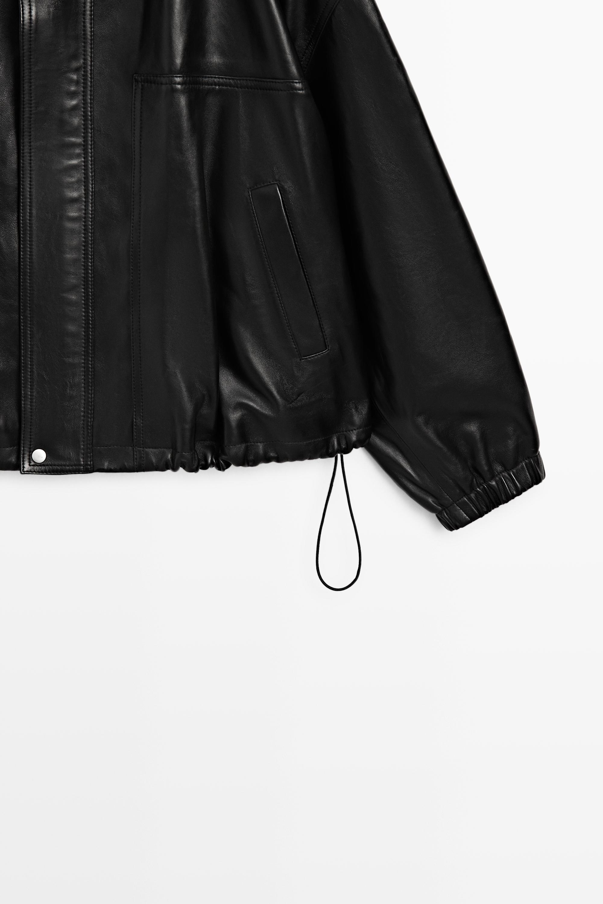 Massimo Dutti レザーライダースジャケット Women's Leather Jackets - Massimo Dutti - US