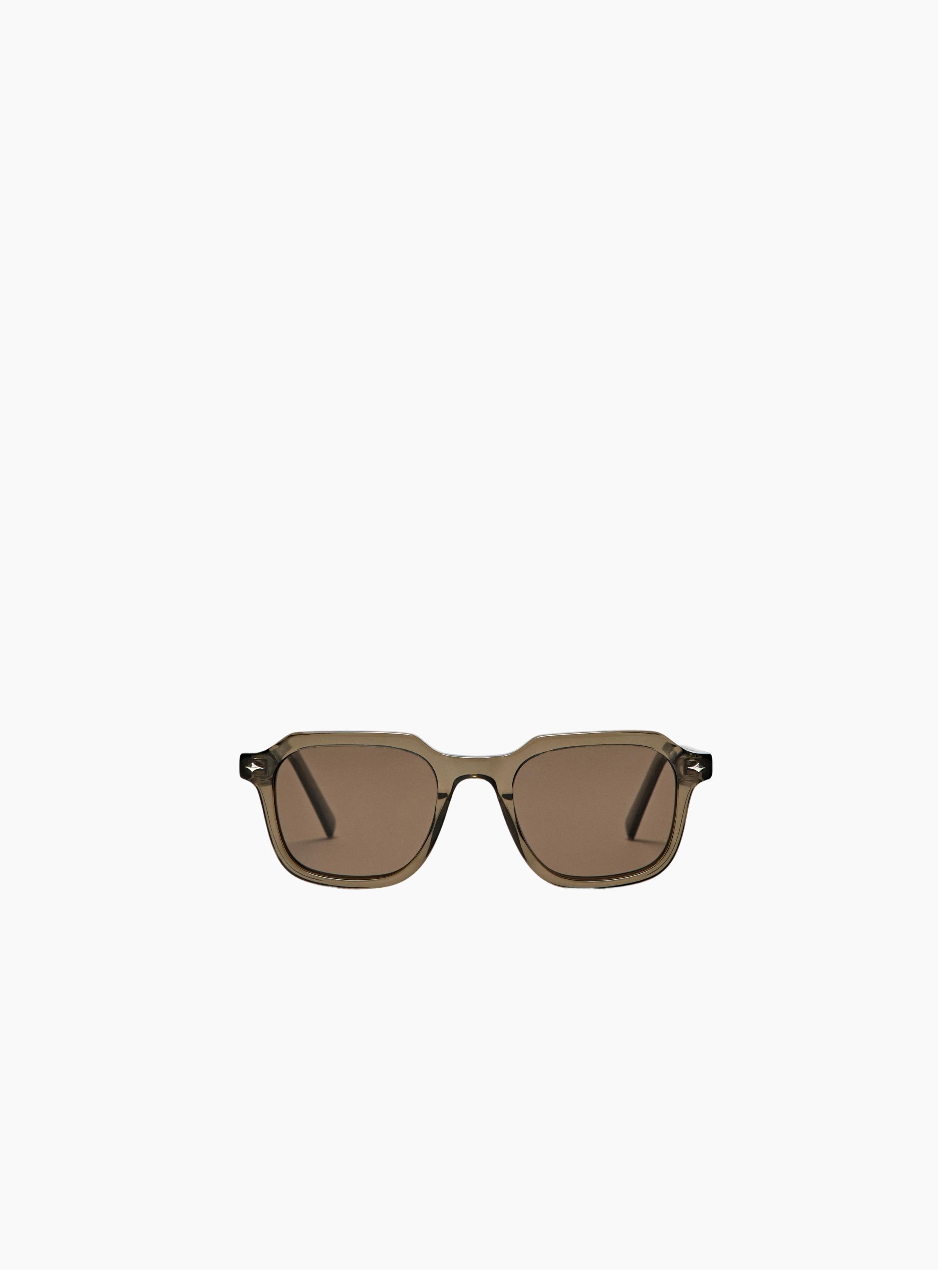 Square sunglasses — PALE GREEN