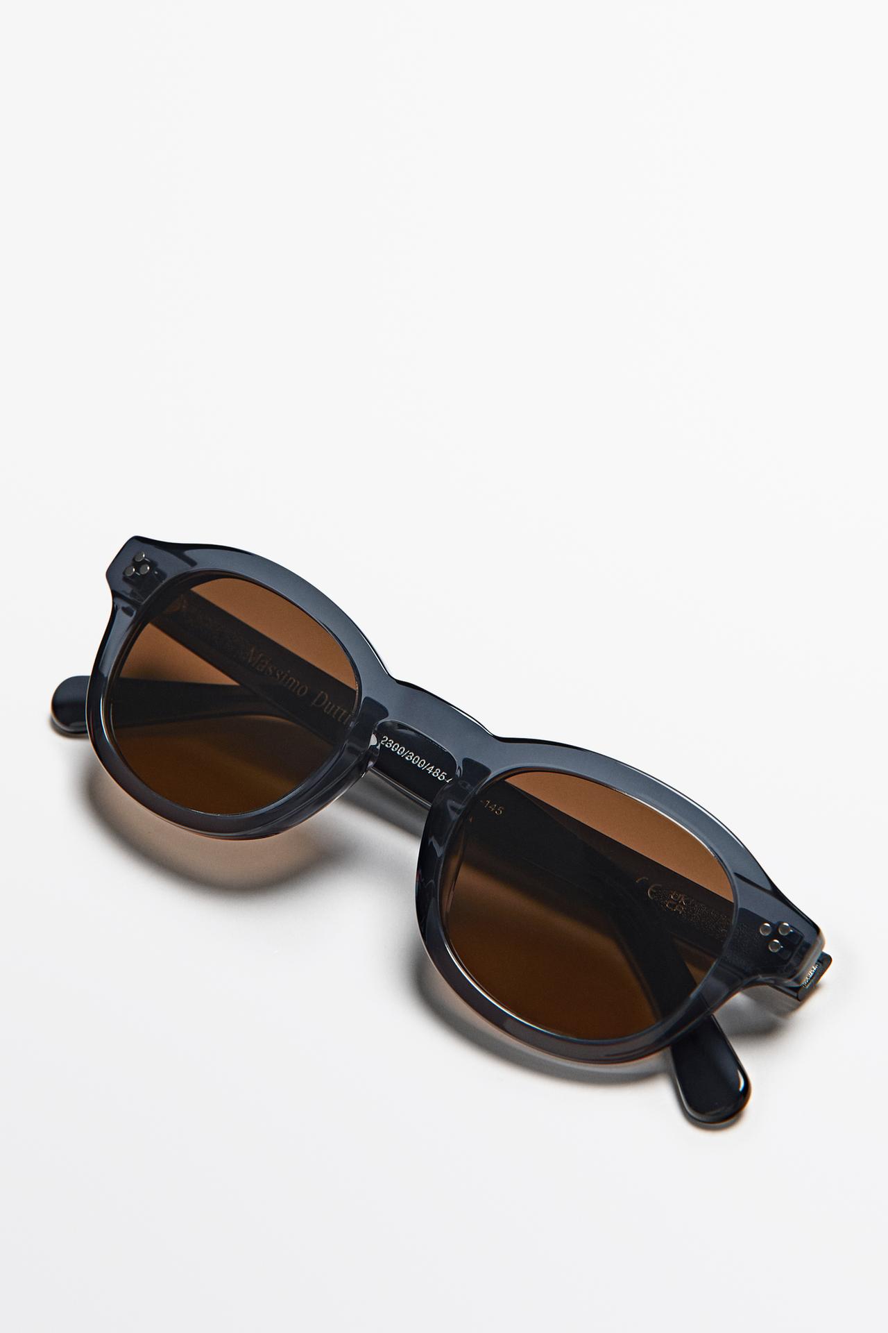 Round sunglasses — GREY BLUE