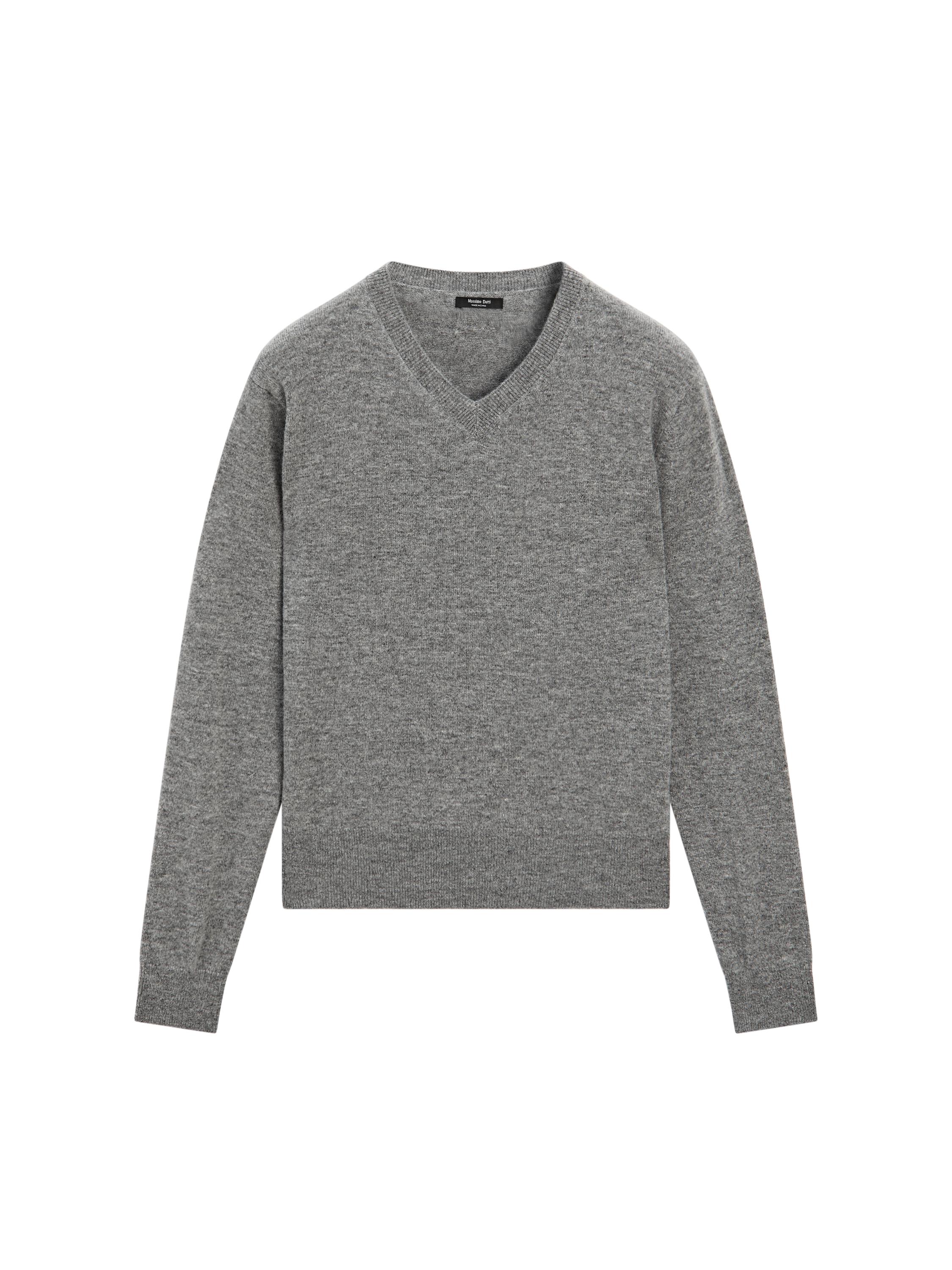 ARGUE＊DANDECALMA WOOL V-NECK KNIT ARKET alpaca wool blend v-neck sweater in navy blue | ASOS