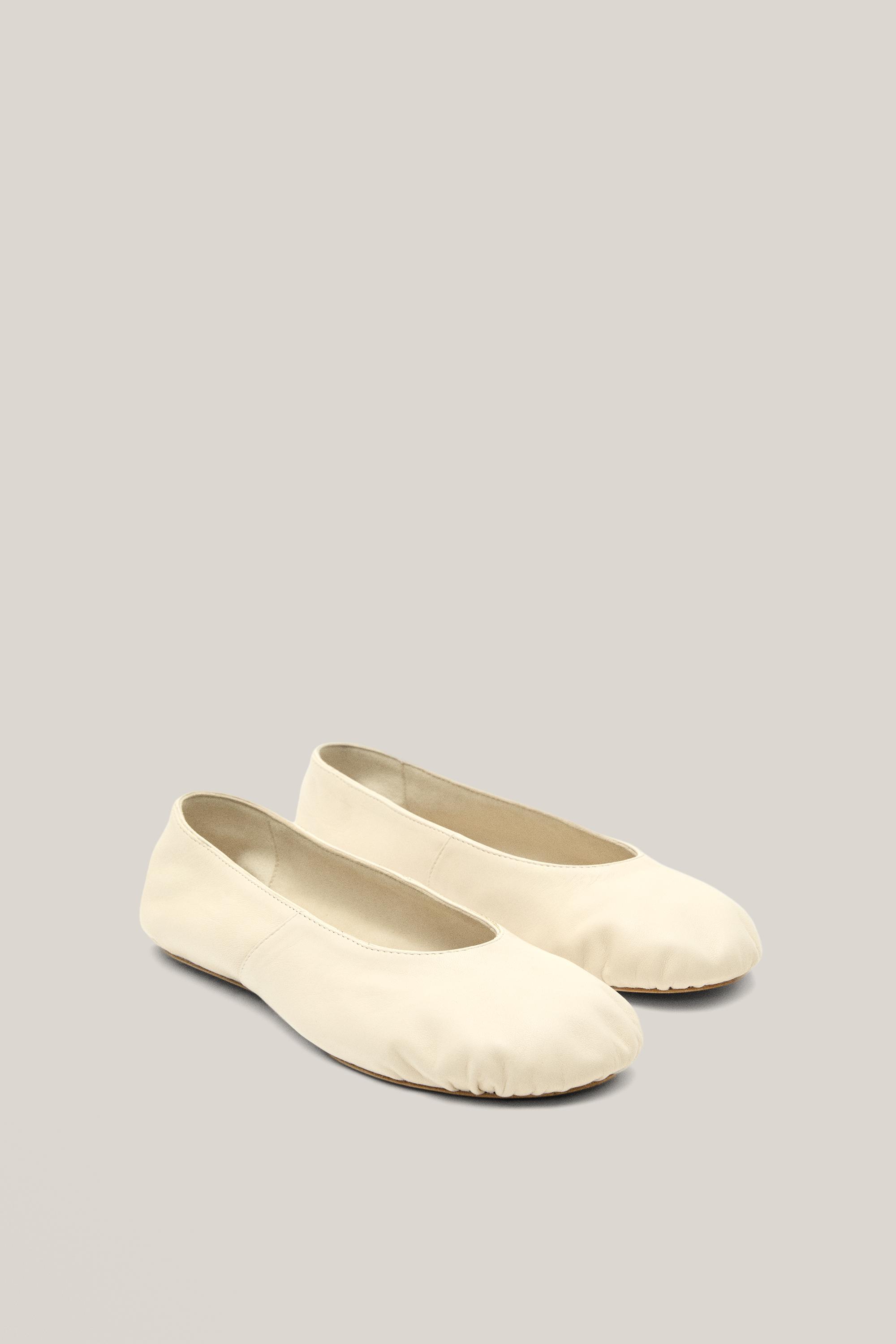 Soft leather ballet flats - Limited Edition — Vanilla