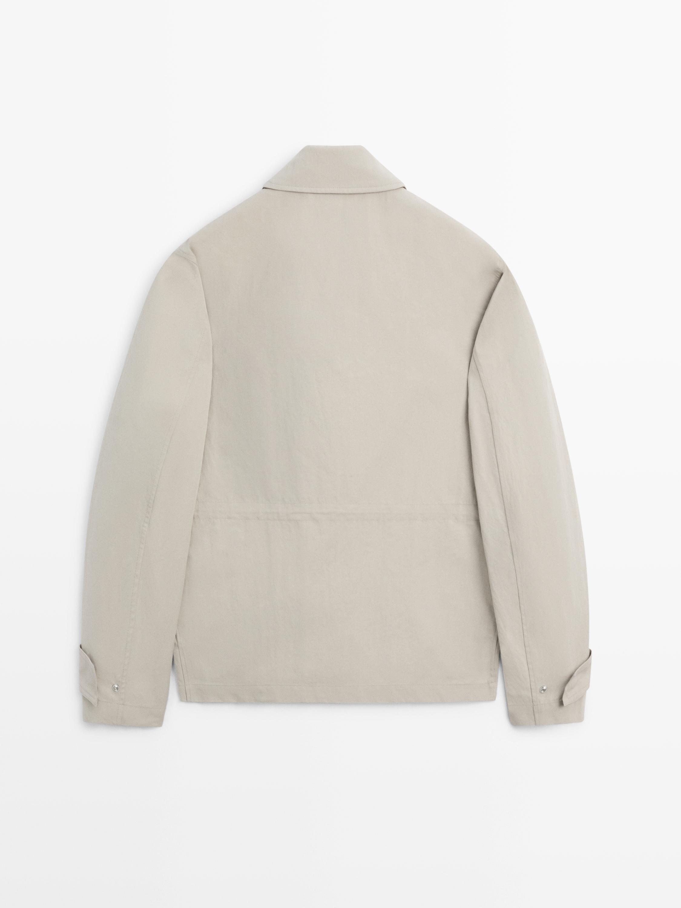 Jacket with pocket details — STONE