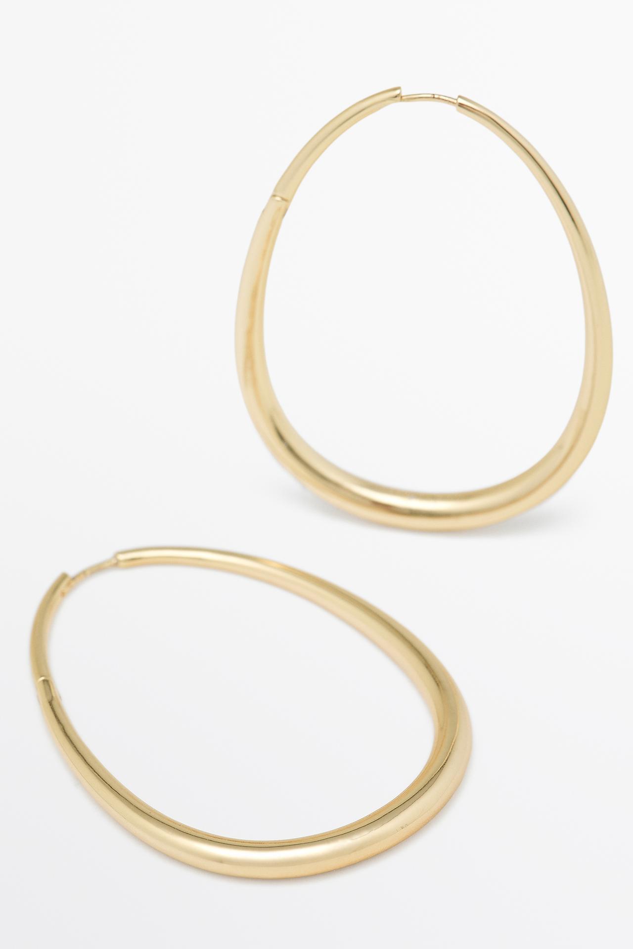 XL hoop earrings — GOLDEN