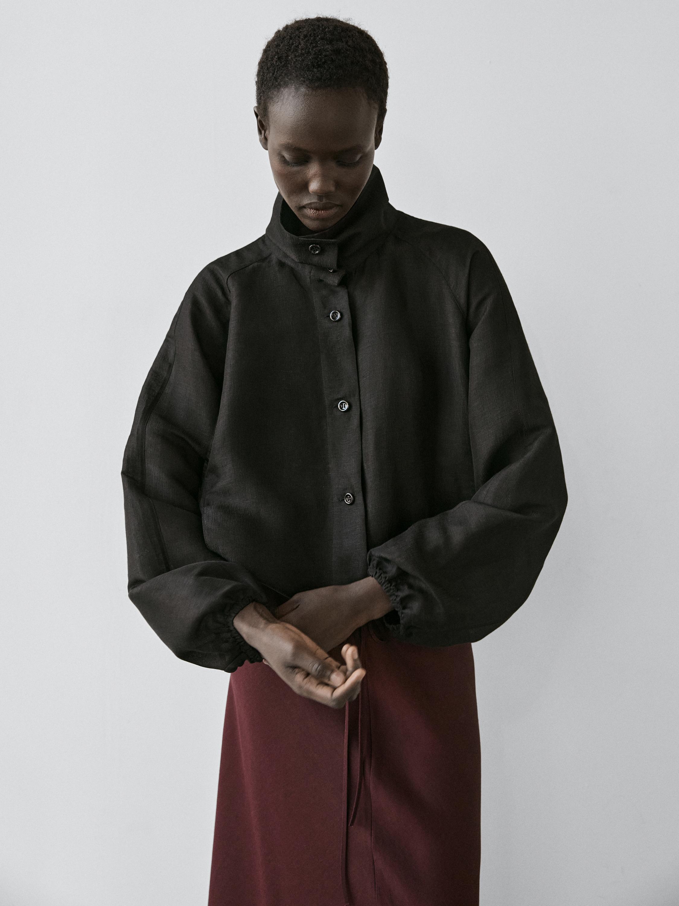 Pareo midi skirt — MAROON