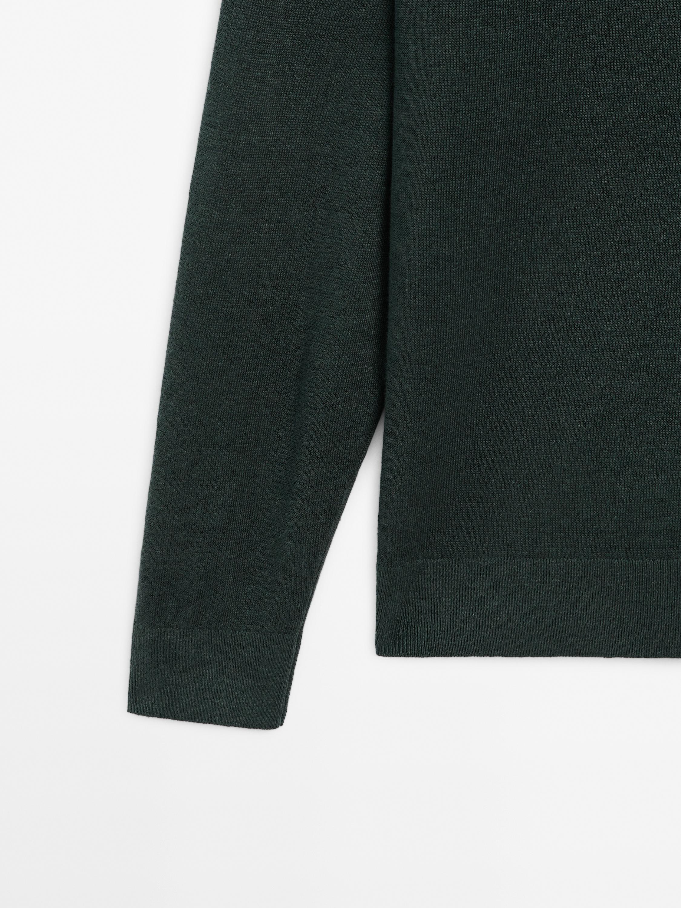 Lightweight 100% linen knit sweater