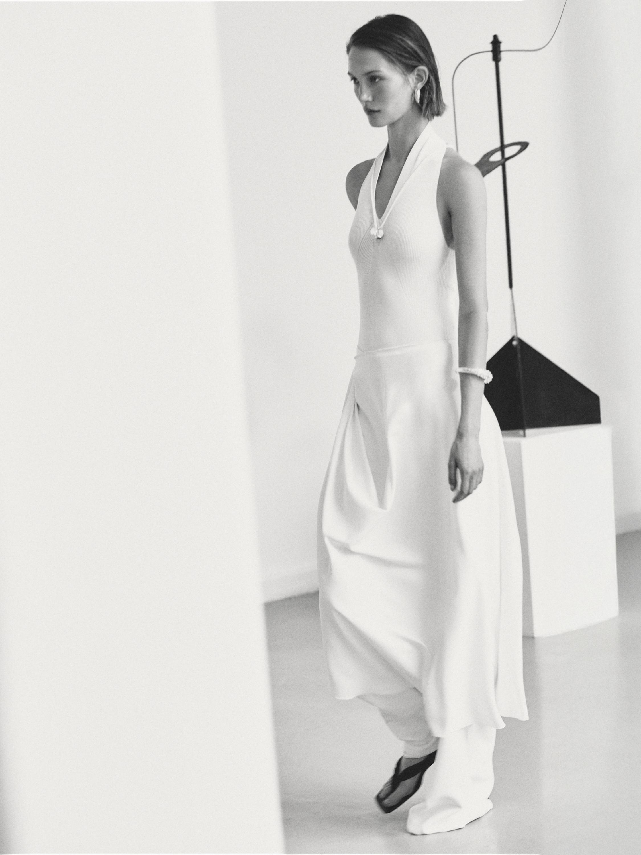 Flowing flounce skirt - STUDIO