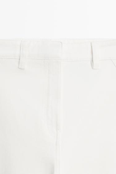 100% cotton barrel fit pants — Off white 9