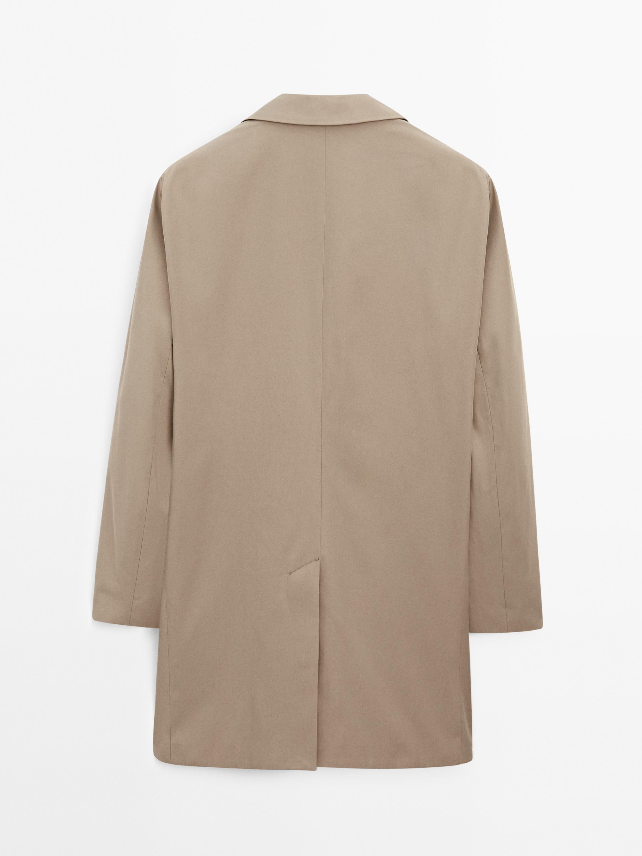 100% cotton trench coat